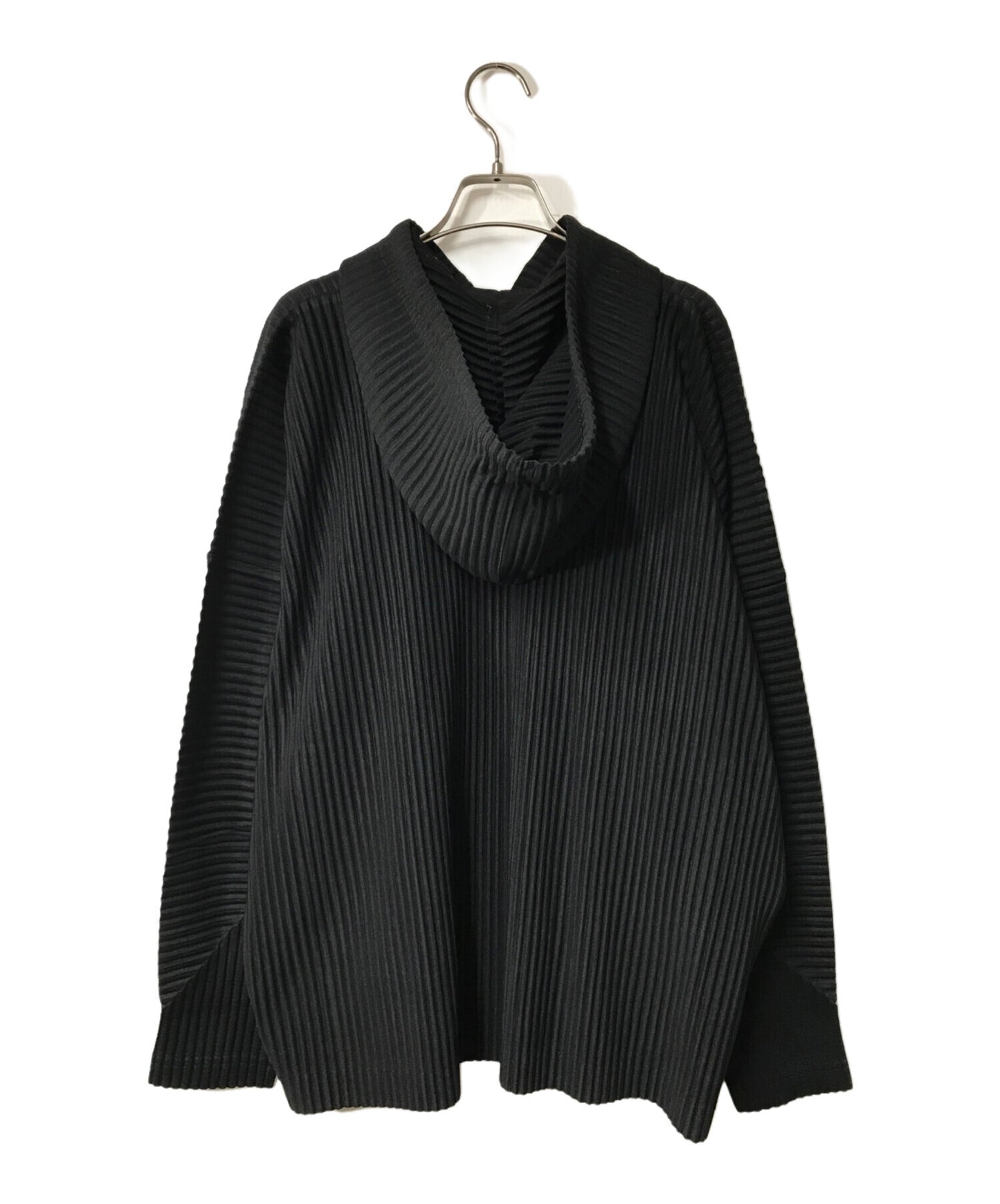 [Pre-owned] HOMME PLISSE ISSEY MIYAKE Pleated Hoodie / HP23JK121 HOMME PLISSE ISSEY MIYAKE / HOMME PLISSE ISSEY MIYAKE Snap Button HP23JK121