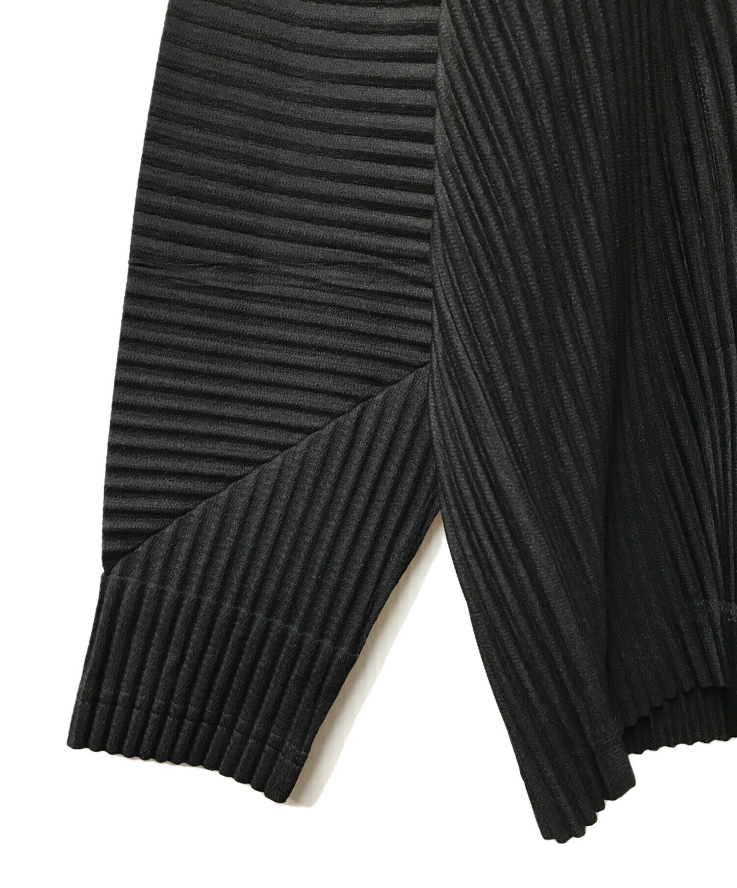 [Pre-owned] HOMME PLISSE ISSEY MIYAKE Pleated Hoodie / HP23JK121 HOMME PLISSE ISSEY MIYAKE / HOMME PLISSE ISSEY MIYAKE Snap Button HP23JK121