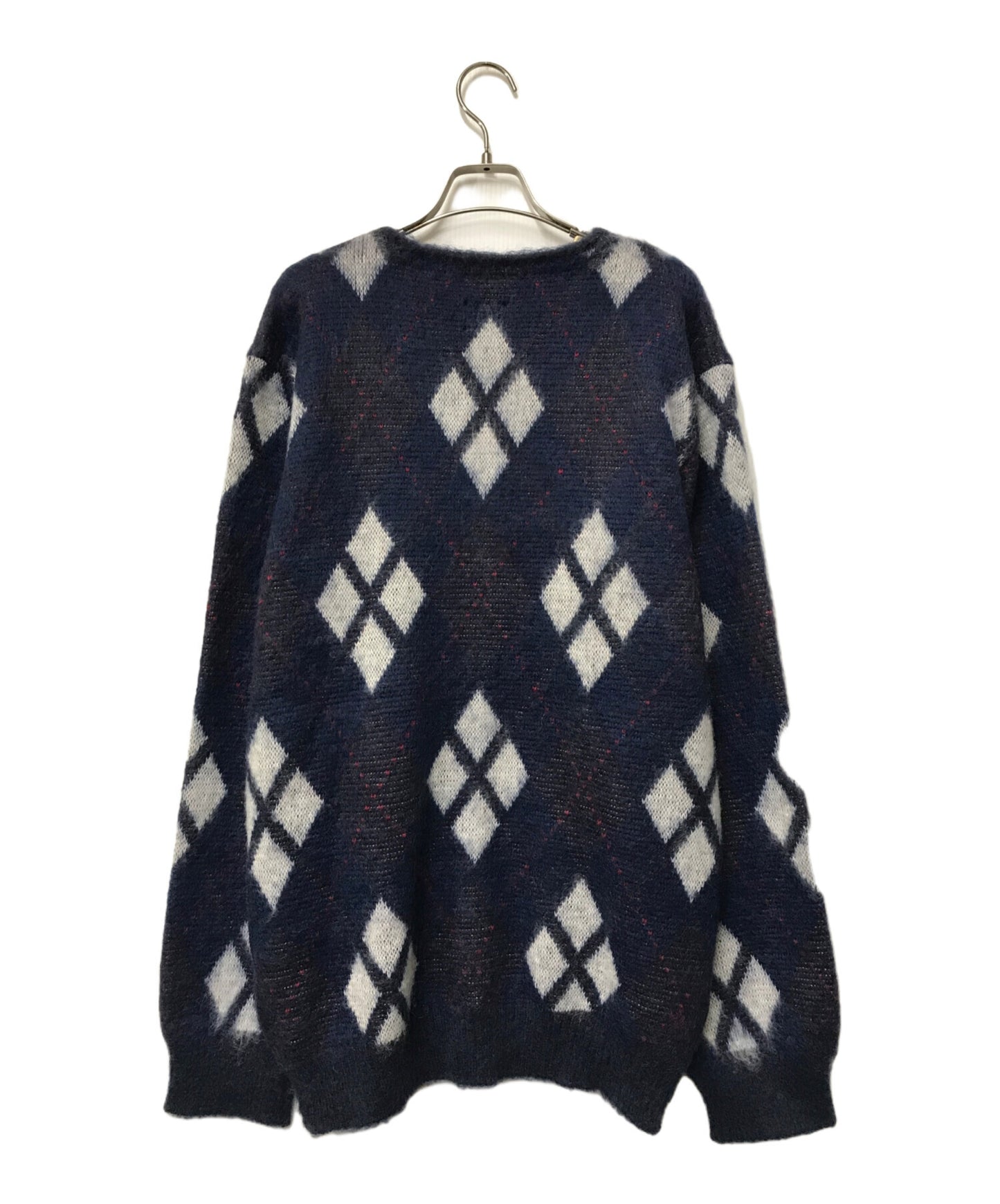 [Pre-owned] Needles MOHAIR CARDIGAN - ARGYLE Needles Needles/Needles Mohair Cardigan Argyle LQ452 LQ452