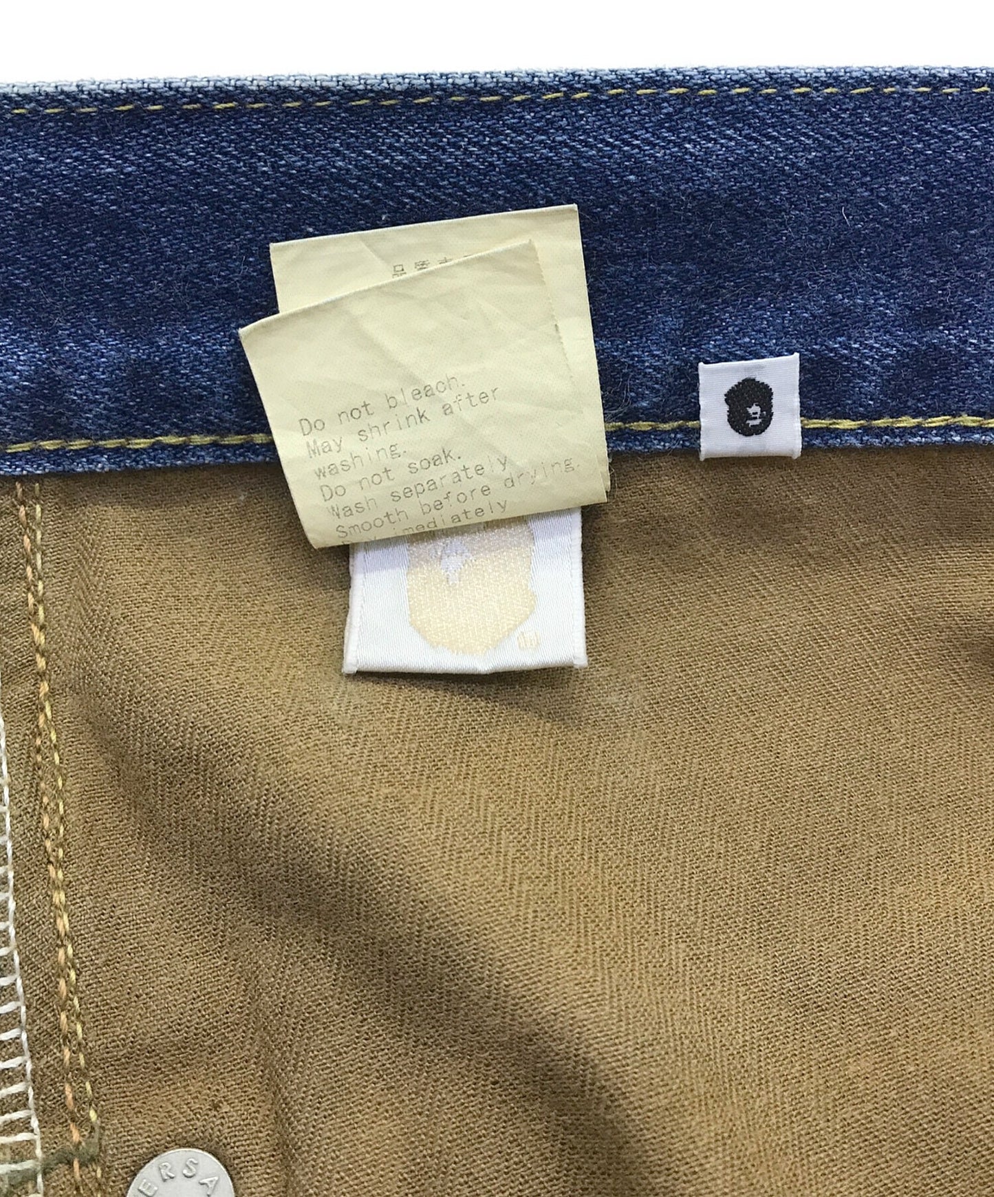 [Pre-owned] A BATHING APE Pocket Logo Denim Pants / A BATHING APE / Indigo