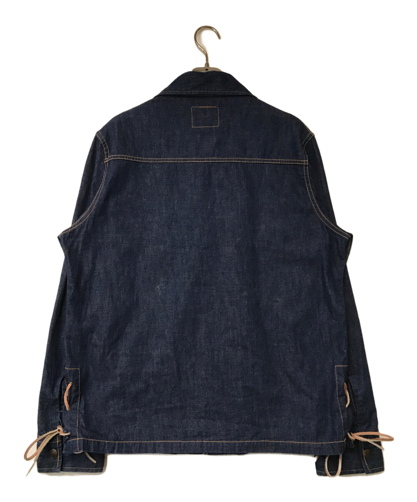 [Pre-owned] Needles lace-up denim shirt