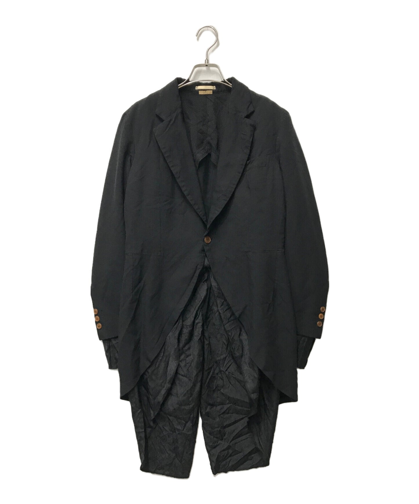 [Pre-owned] COMME des GARCONS HOMME PLUS 14SS incubation period poly shrink-wrapped tail jacket, envy layered coat PM-J031
