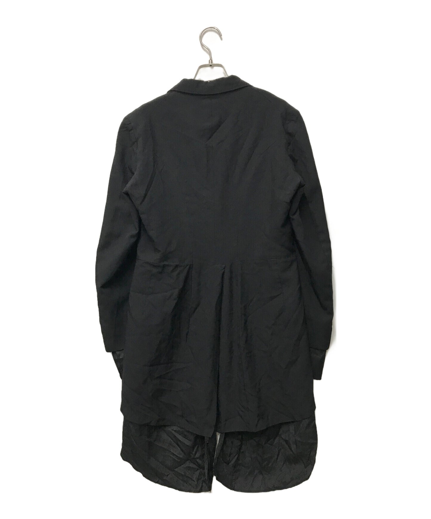 [Pre-owned] COMME des GARCONS HOMME PLUS 14SS incubation period poly shrink-wrapped tail jacket, envy layered coat PM-J031