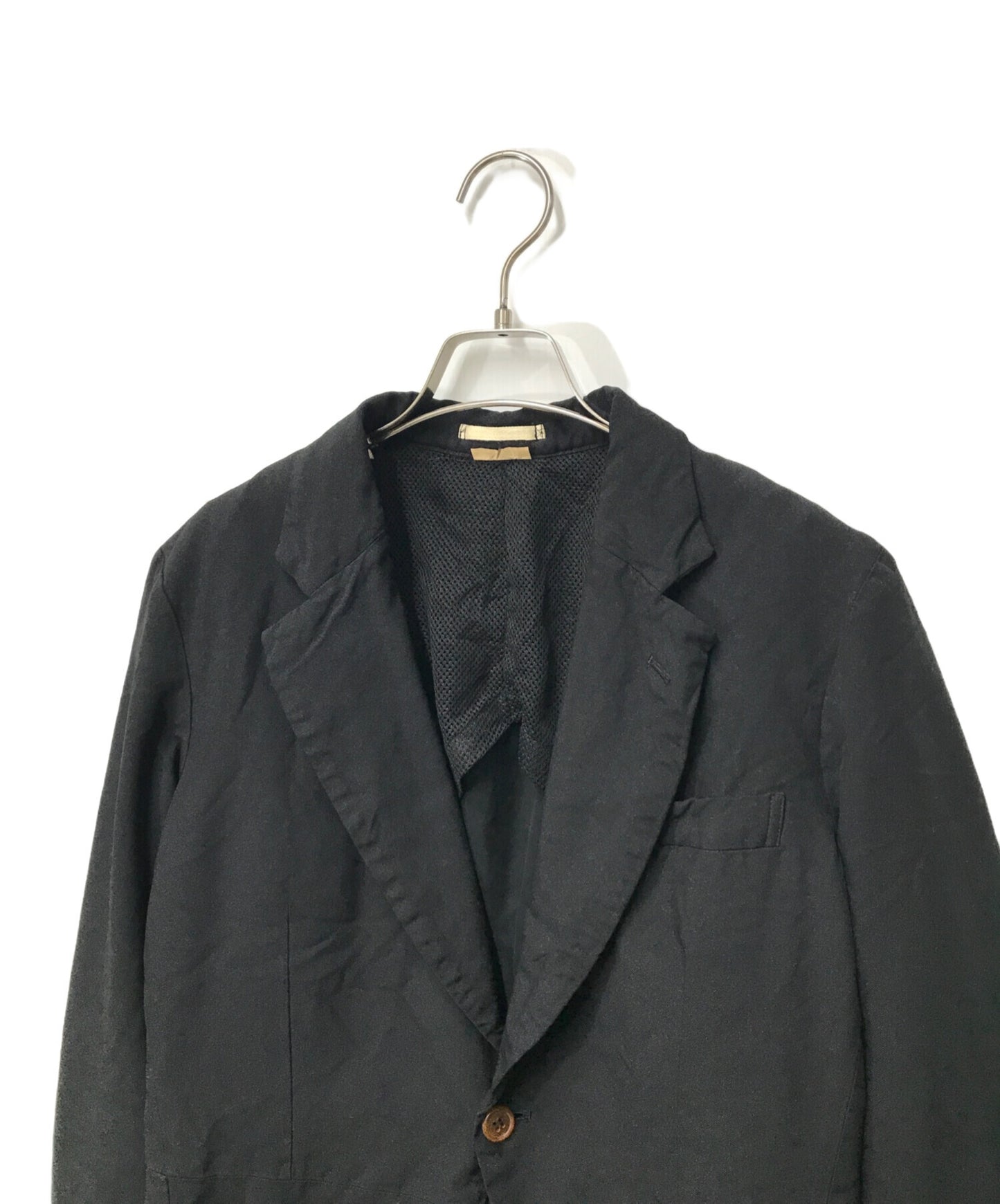 [Pre-owned] COMME des GARCONS HOMME PLUS 14SS incubation period poly shrink-wrapped tail jacket, envy layered coat PM-J031