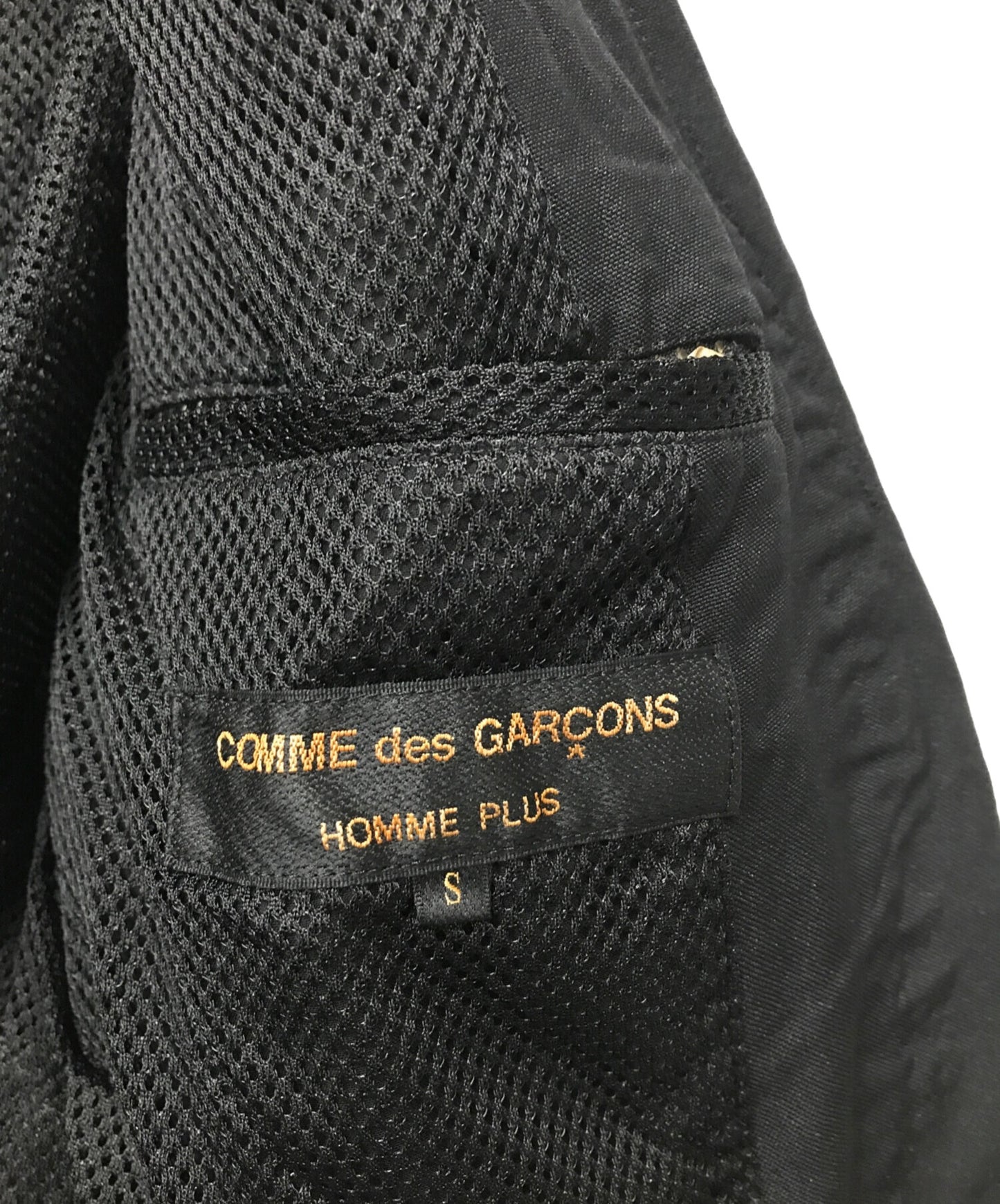 [Pre-owned] COMME des GARCONS HOMME PLUS 14SS incubation period poly shrink-wrapped tail jacket, envy layered coat PM-J031