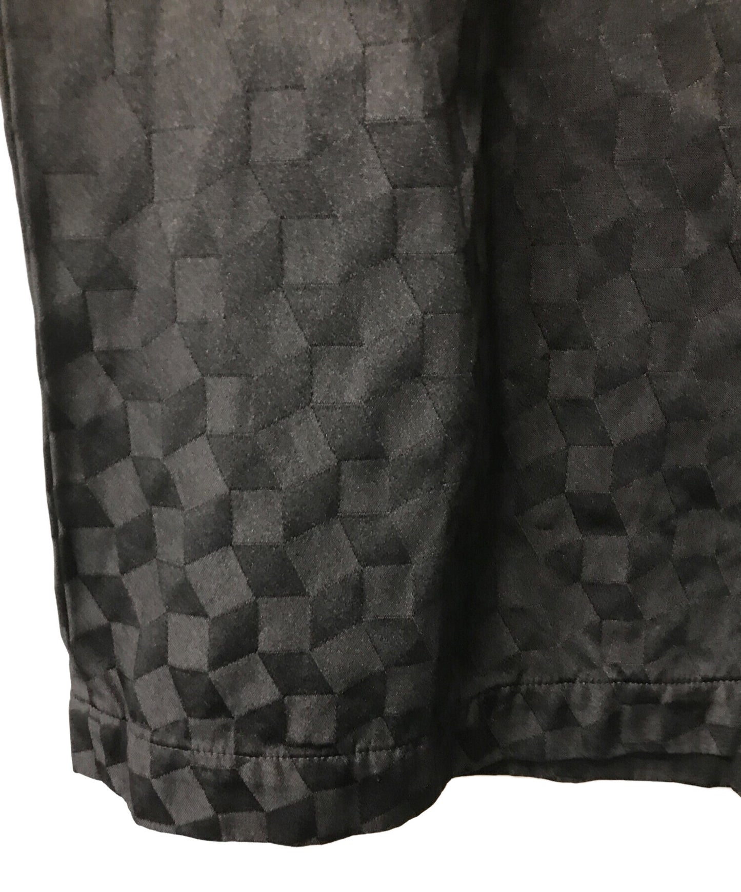 [Pre-owned] COMME des GARCONS COMME des GARCONS Jacquard Tucked Wide Pants / RN-S008 / AD2014 / Half Pants / Archive RN-S008