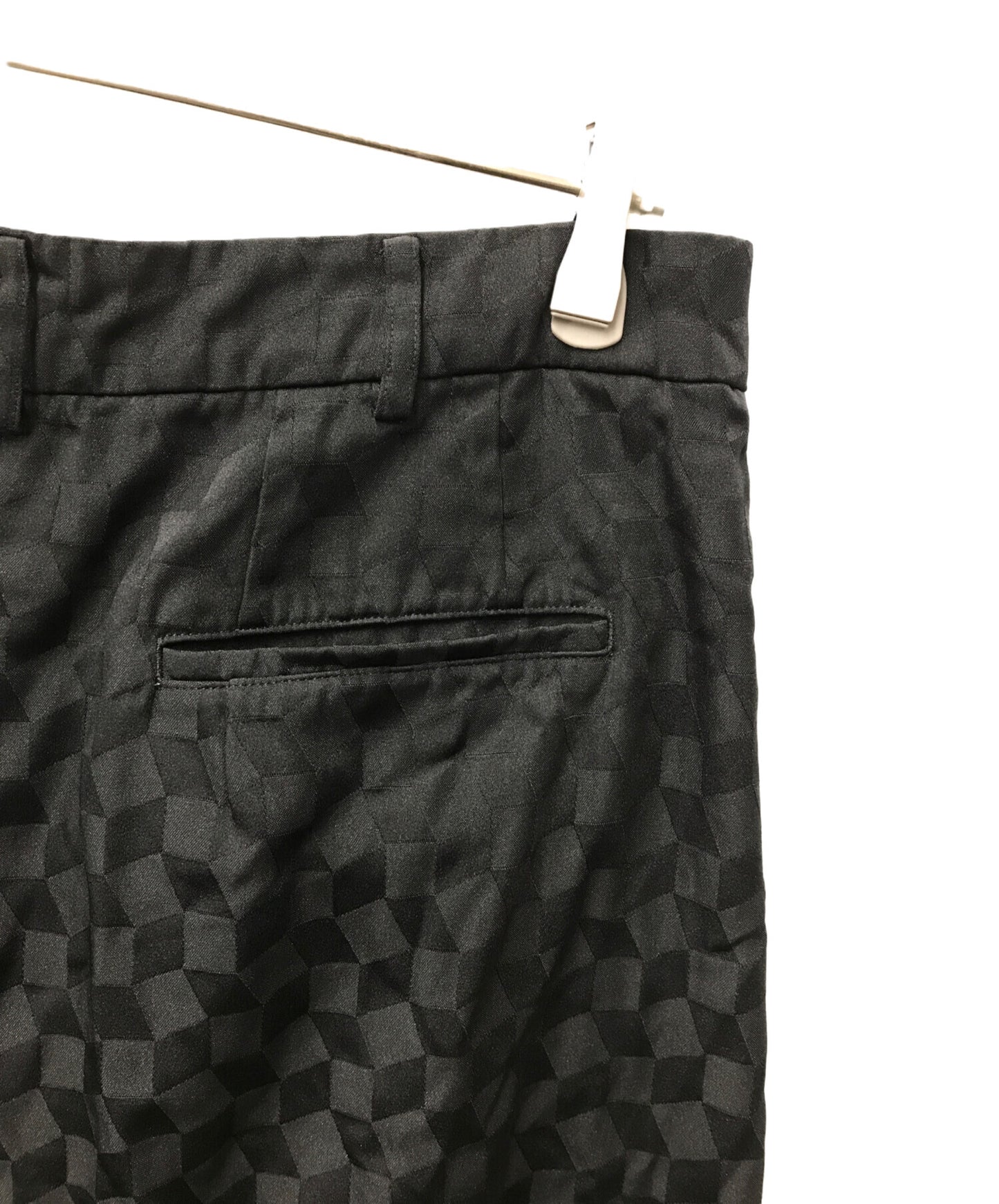 [Pre-owned] COMME des GARCONS COMME des GARCONS Jacquard Tucked Wide Pants / RN-S008 / AD2014 / Half Pants / Archive RN-S008
