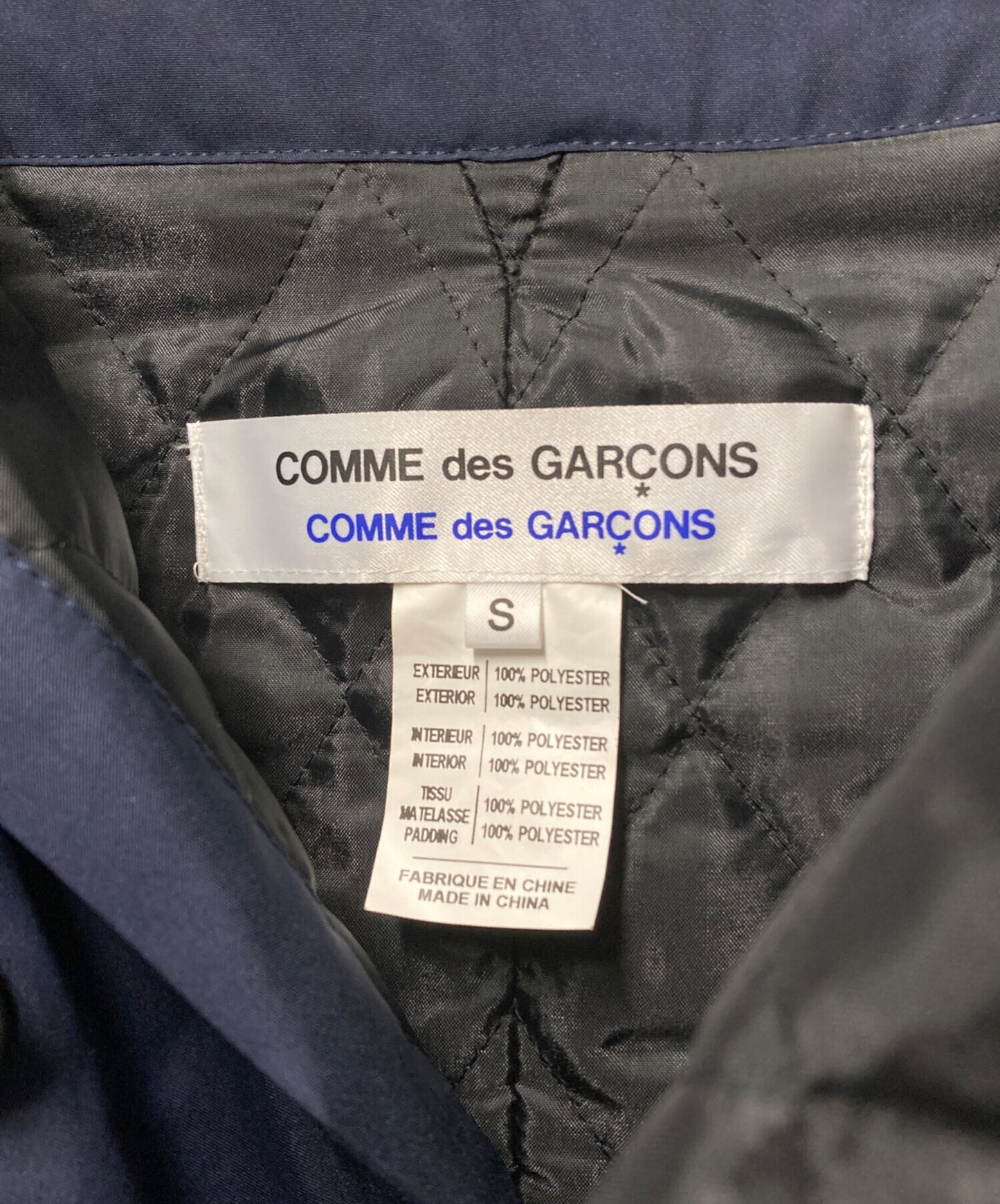 [Pre-owned] COMME des GARCONS COMME des GARCONS Modified Cotton Hooded Coat /W16C005/COMME des GARCONS COMME des GARCONS/COMME des GARCONS W16C005