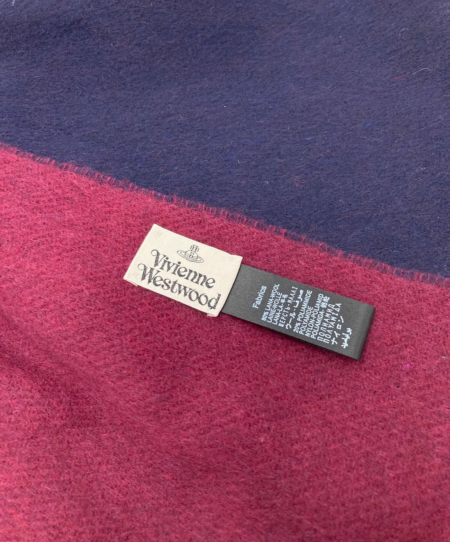 [Pre-owned] Vivienne Westwood Orb logo muffler