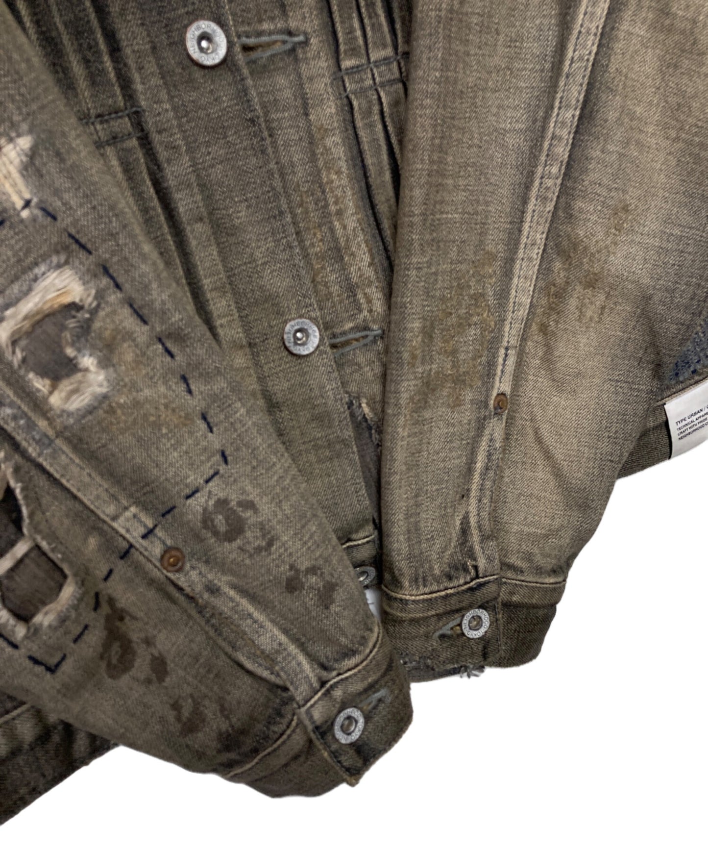 [Pre-owned] NEIGHBORHOOD savage denim type-1 jacket mod savage denim type-1 jacket 251XBNH-JKM01