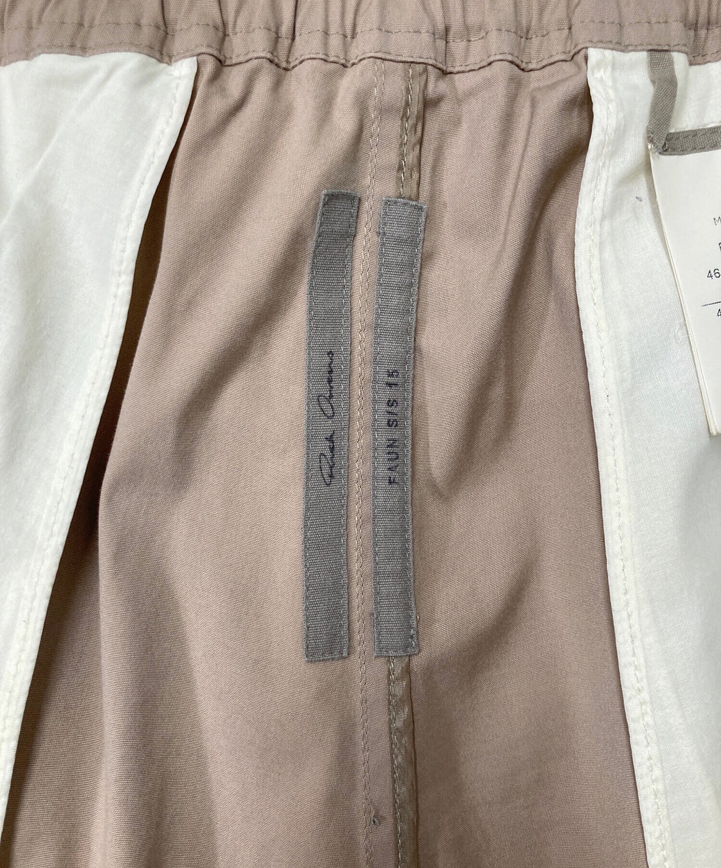 [Pre-owned] RICK OWENS Basket swinger shorts shorts half pants made in Italy FAUN S/S 15 RU15S4383-TE