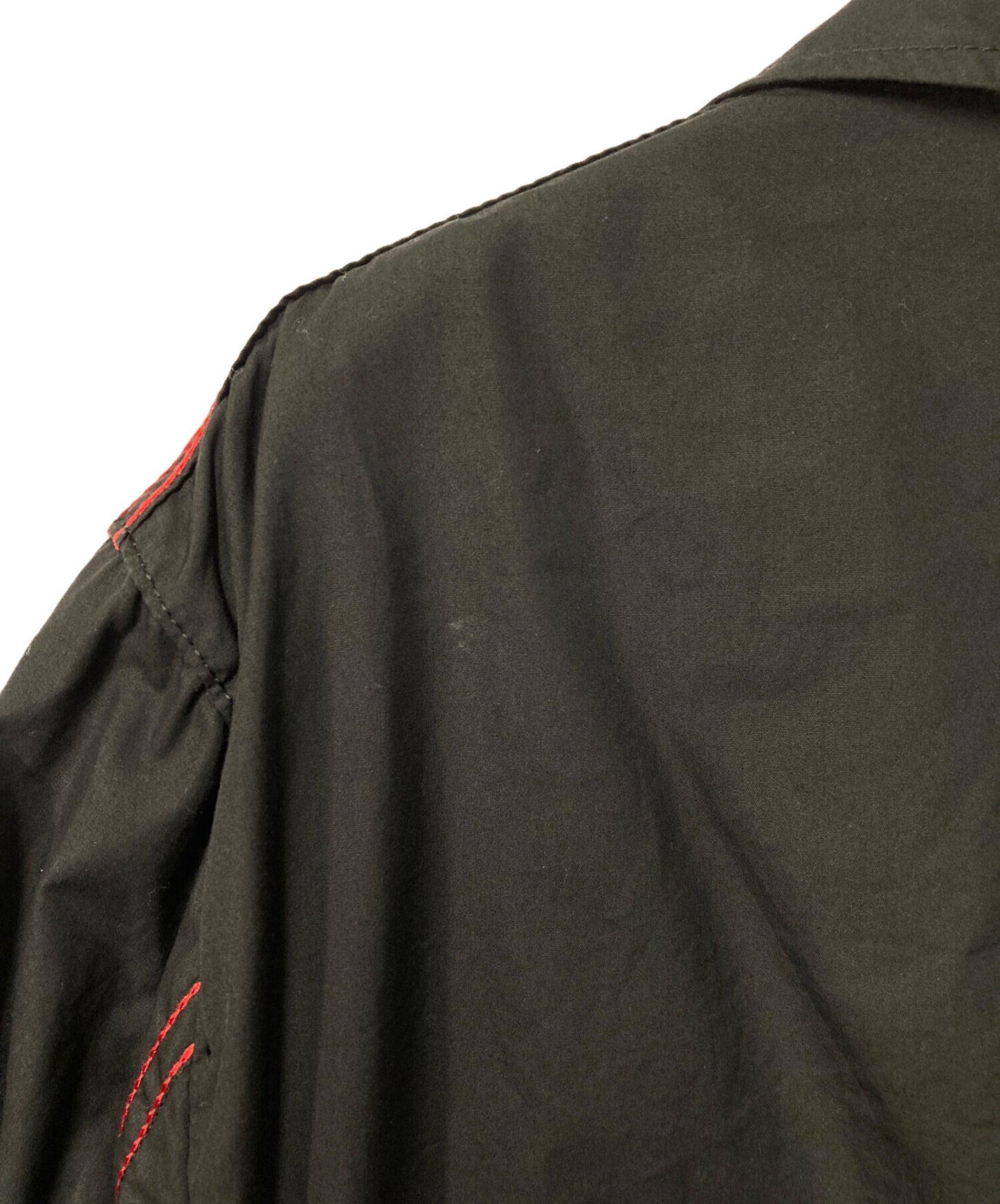 [Pre-owned] COMME des GARCONS HOMME Stitch design drawcord tailored jacket with red stitching HE-J028 HE-J028
