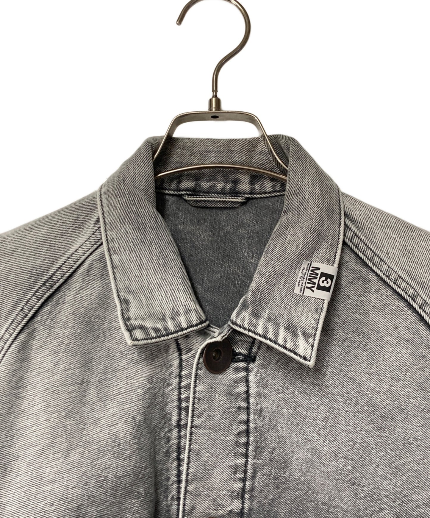 [Pre-owned] Maison MIHARA YASUHIRO Cache-coeur loose denim blouson denim jacket double pockets G-jan processed 24SS B12BL041 B12BL041