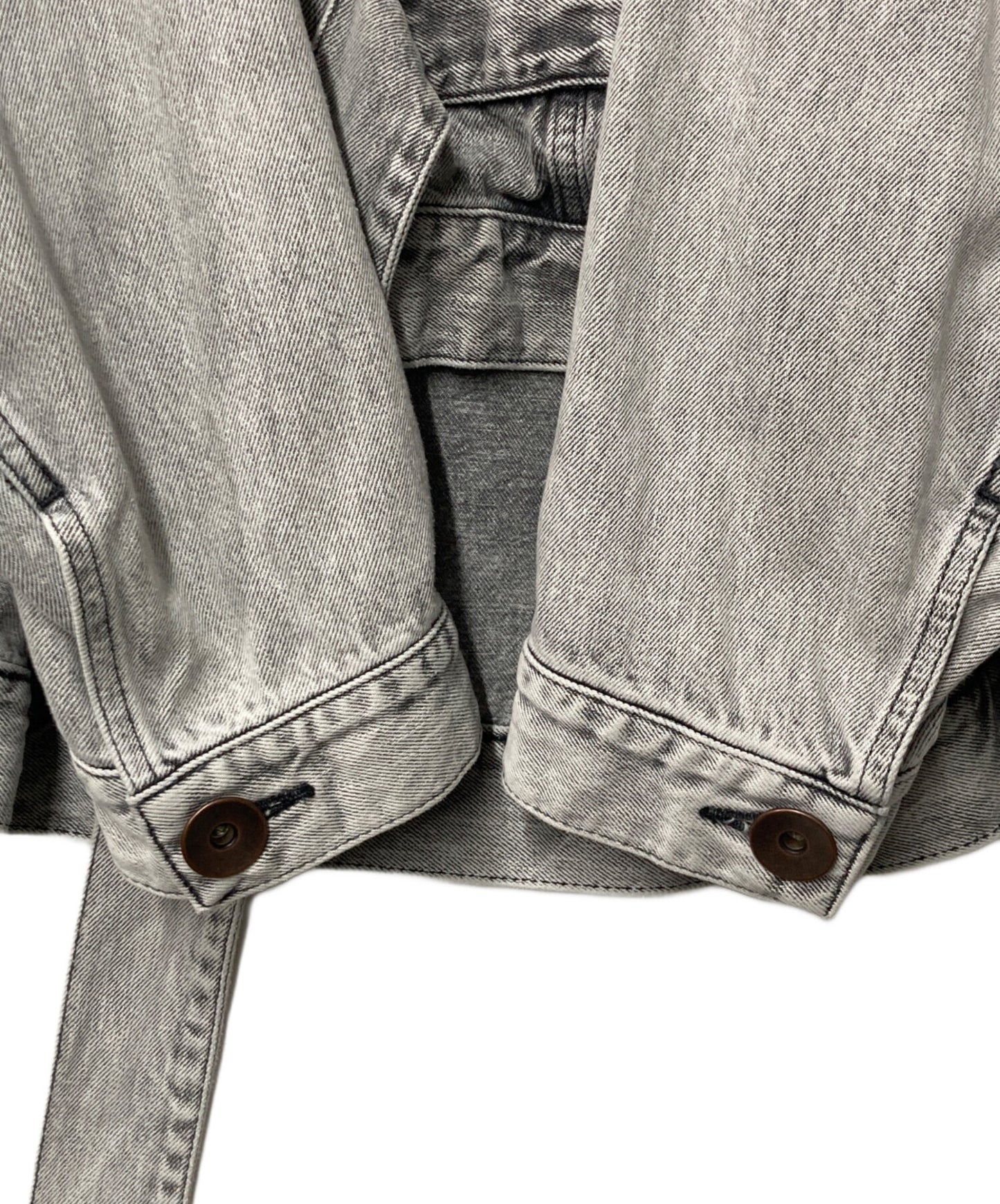 [Pre-owned] Maison MIHARA YASUHIRO Cache-coeur loose denim blouson denim jacket double pockets G-jan processed 24SS B12BL041 B12BL041