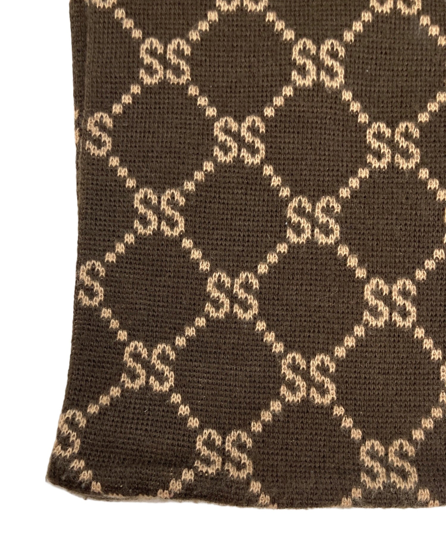 小物 90s old stussy monogram scarf Pre-owned] stussy '90s Monogram Scarf, Navy Tag – Archive Factory