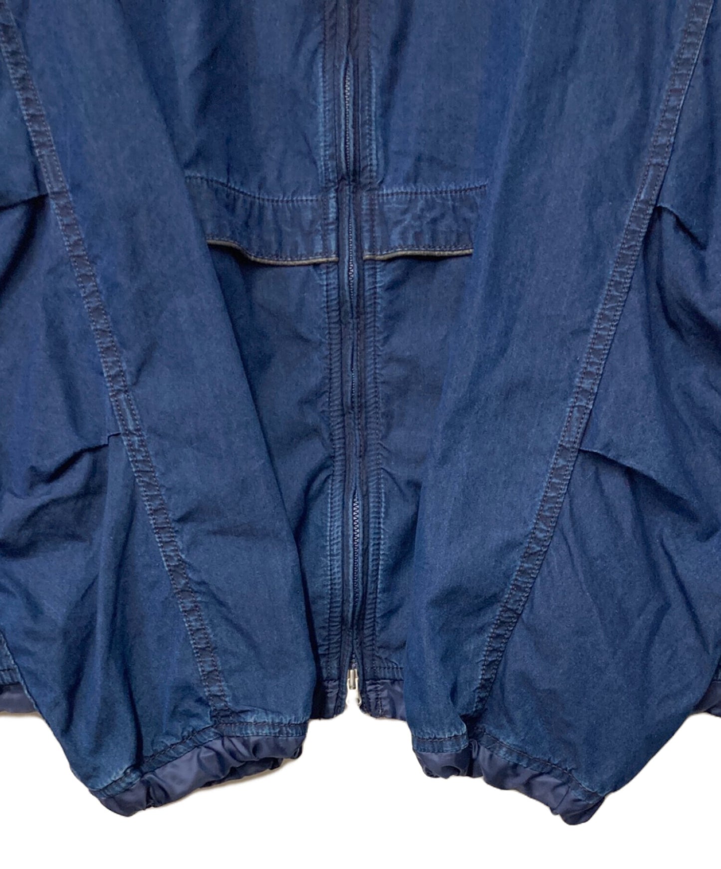 [Pre-owned] THE NORTHFACE PURPLELABEL Indigo Field Track Jacket - Embroidered Logo, Zip-Up Jacket, Hem Drawcord - N25SA022 N25SA022
