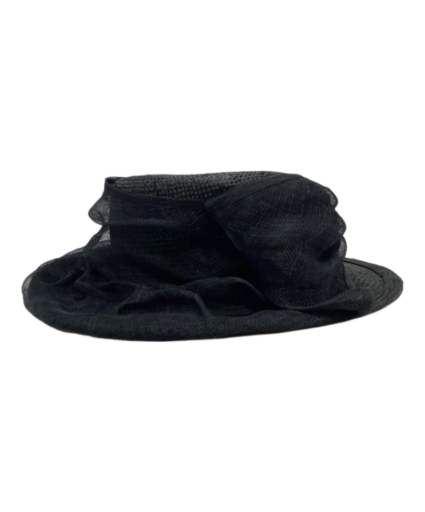 [Pre-owned] JUNYA WATANABE COMME des GARCONS Kenma Grass × Chinese Bamboo Bucket Hat with Back Ribbon—Everyday Resort Style JQ-K604