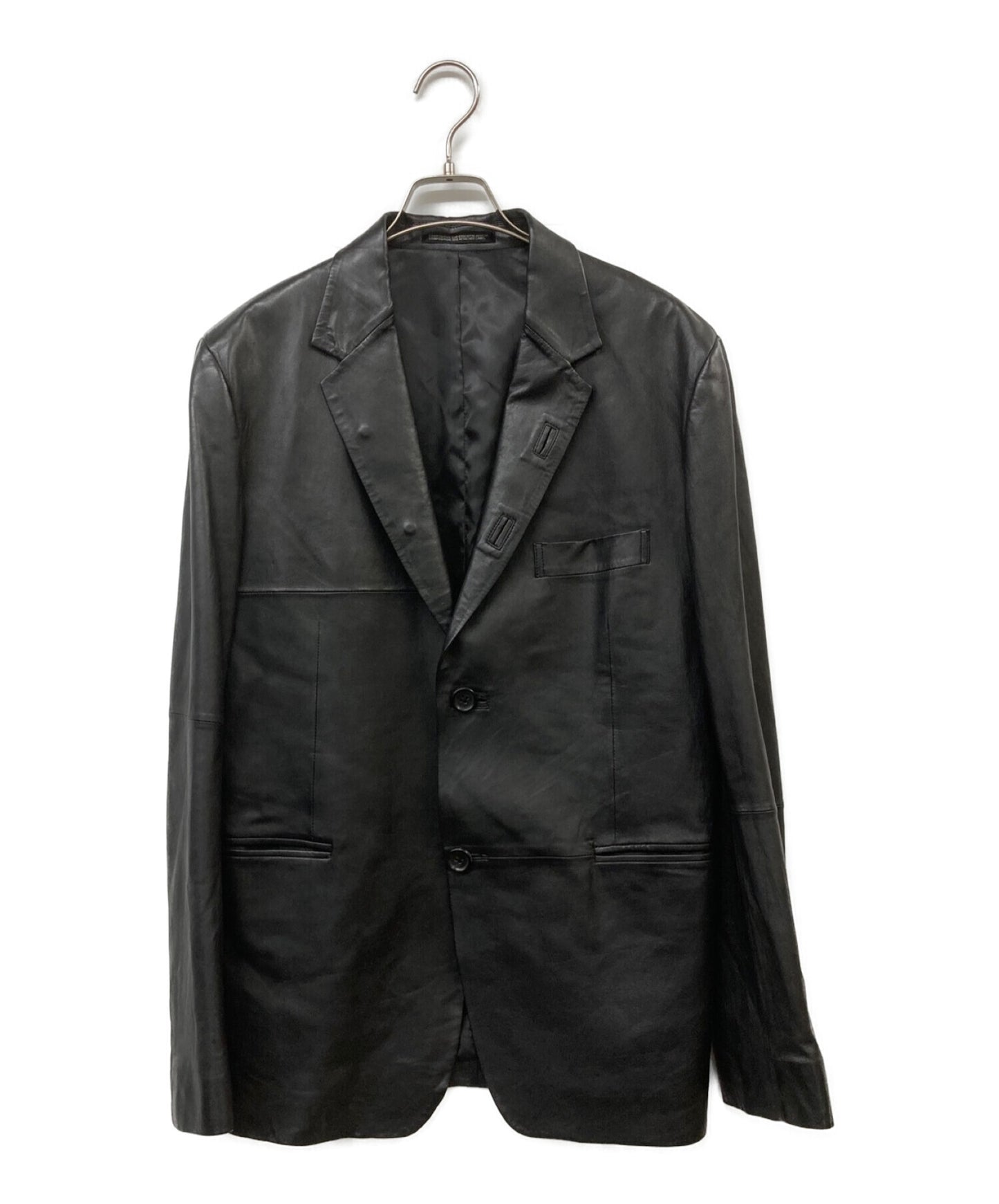 [Pre-owned] Yohji Yamamoto pour homme 12SS Lamb Leather 2B Tailored Jacket HB-J03-700