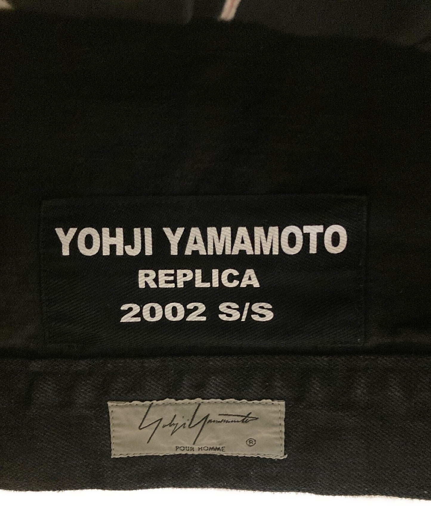 [Pre-owned] Yohji Yamamoto pour homme Black Denim Jacket HN-Y02-004