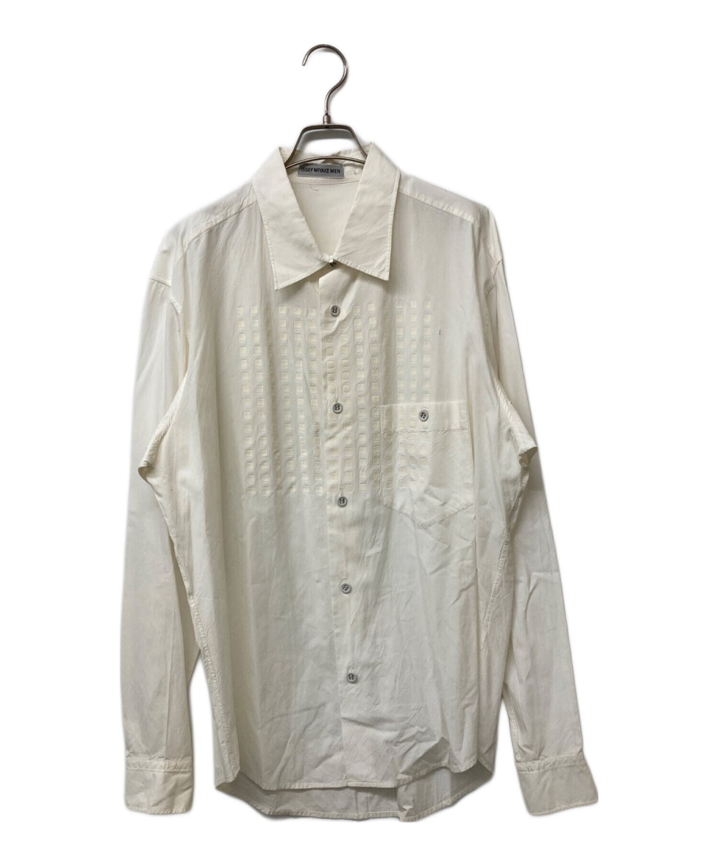 [Pre-owned] ISSEY MIYAKE MEN loose-fit old shirt ME91-FJ551