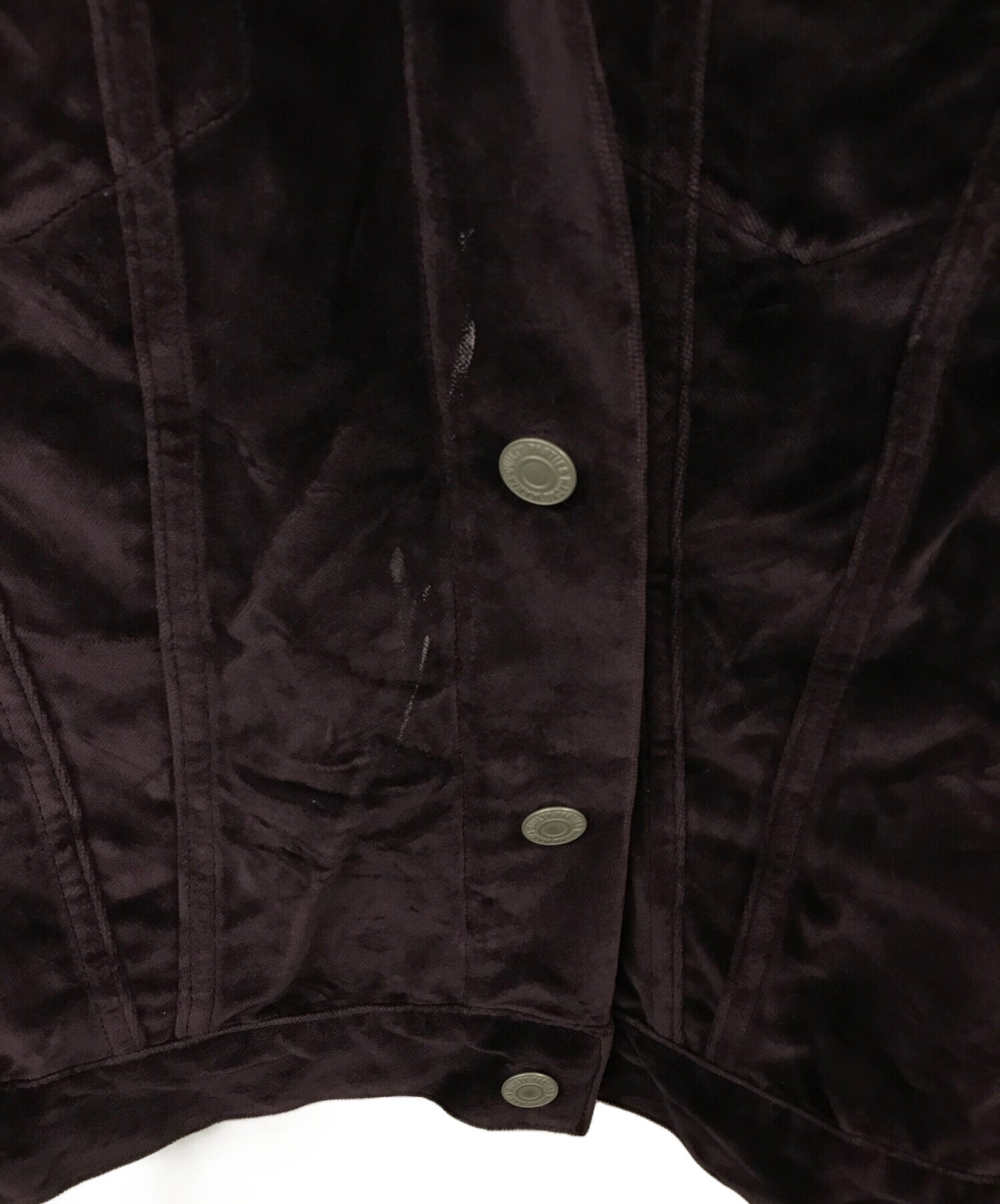 [Pre-owned] WACKO MARIA VELOUR TRUCKER JACKET