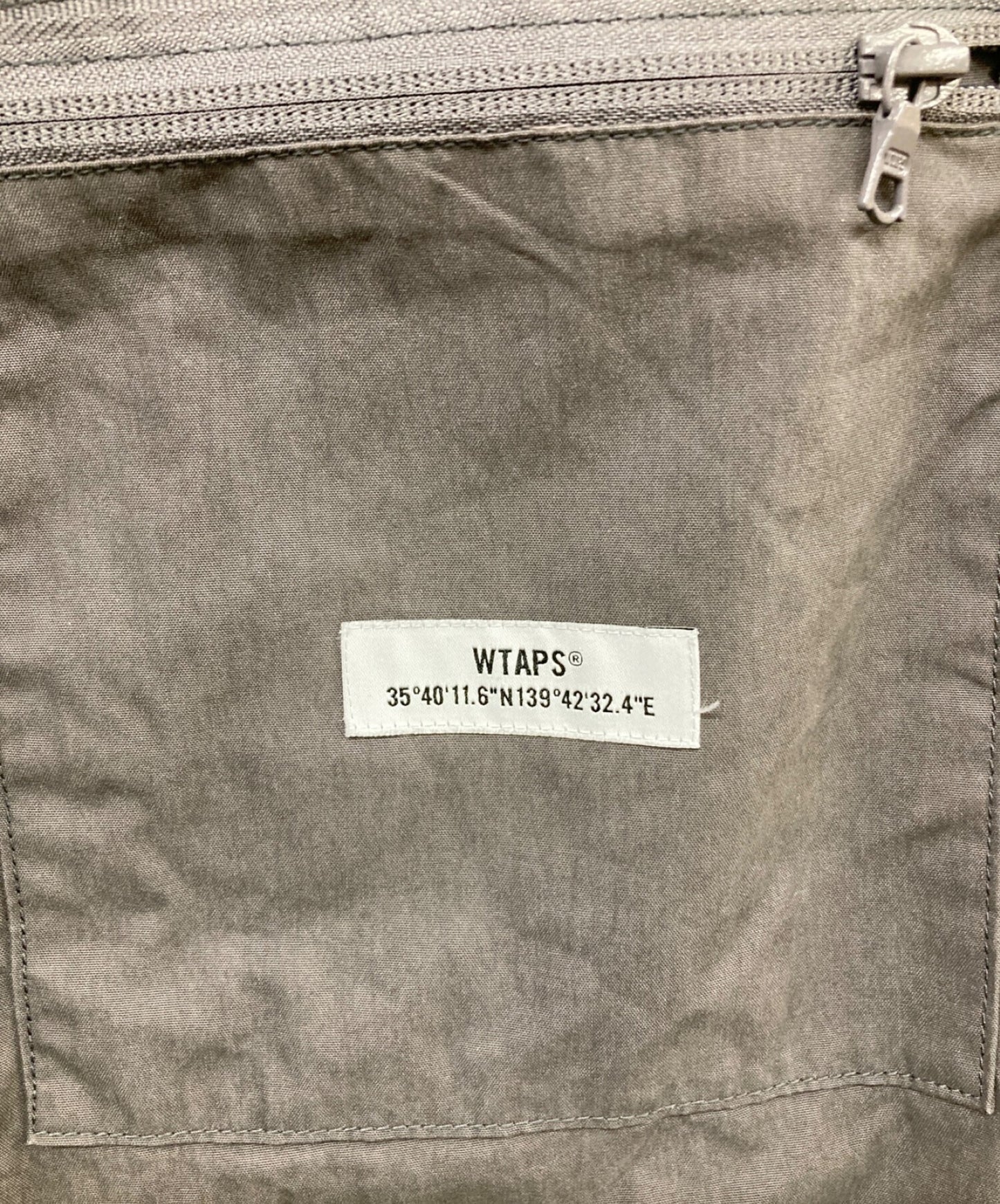 [Pre-owned] WTAPS loose-fitting pants with an elastic or drawcord waist 232BRDT-PTM04