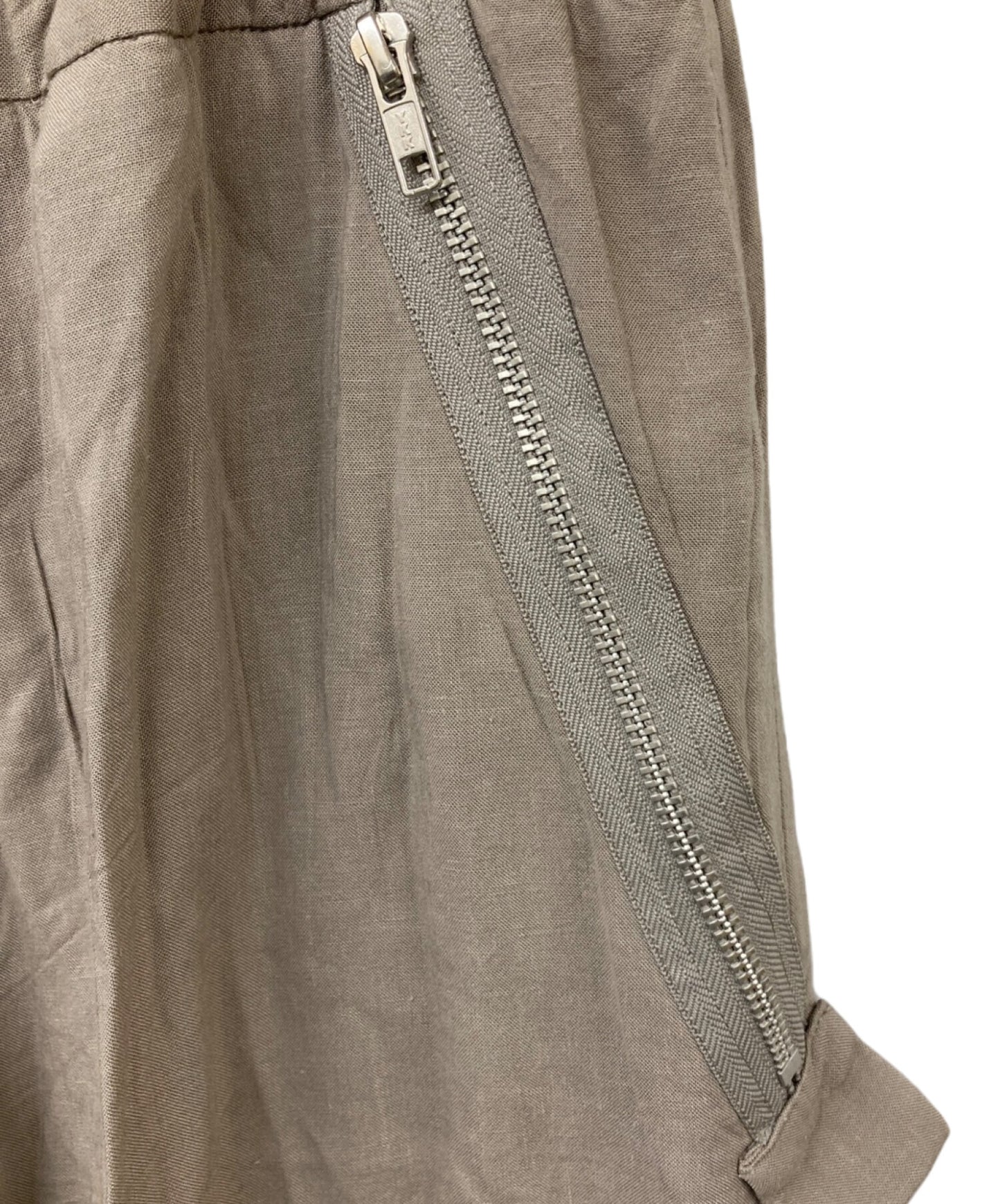 [Pre-owned] REGULATION Yohji Yamamoto Linen-blend sarouel pants FG-P51-204