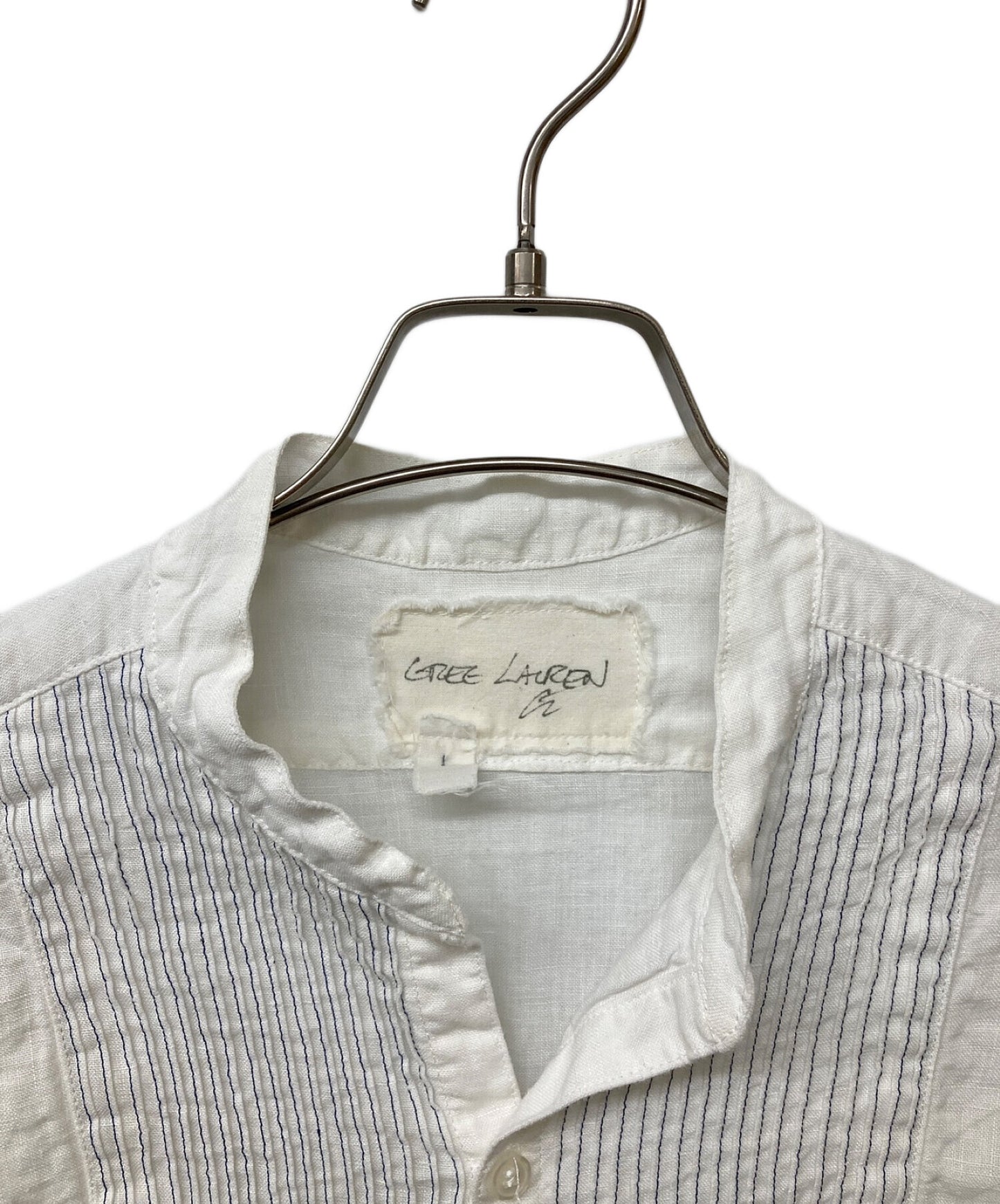 [Pre-owned] GREG LAUREN Linen Tux Shirts