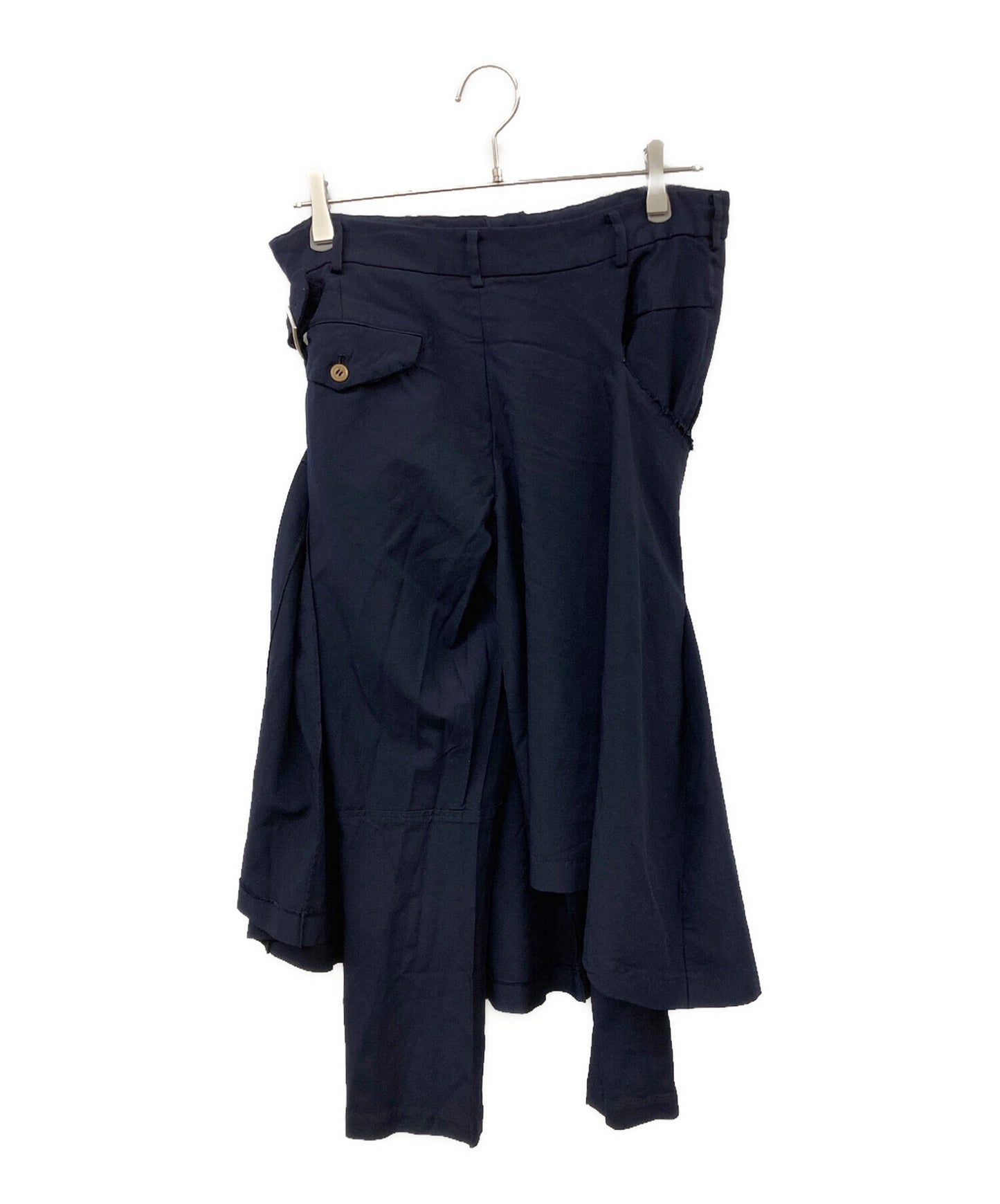 [Pre-owned] COMME des GARCONS COMME des GARCONS 14SS Poly-shrunk layered skirt pants RM-P004