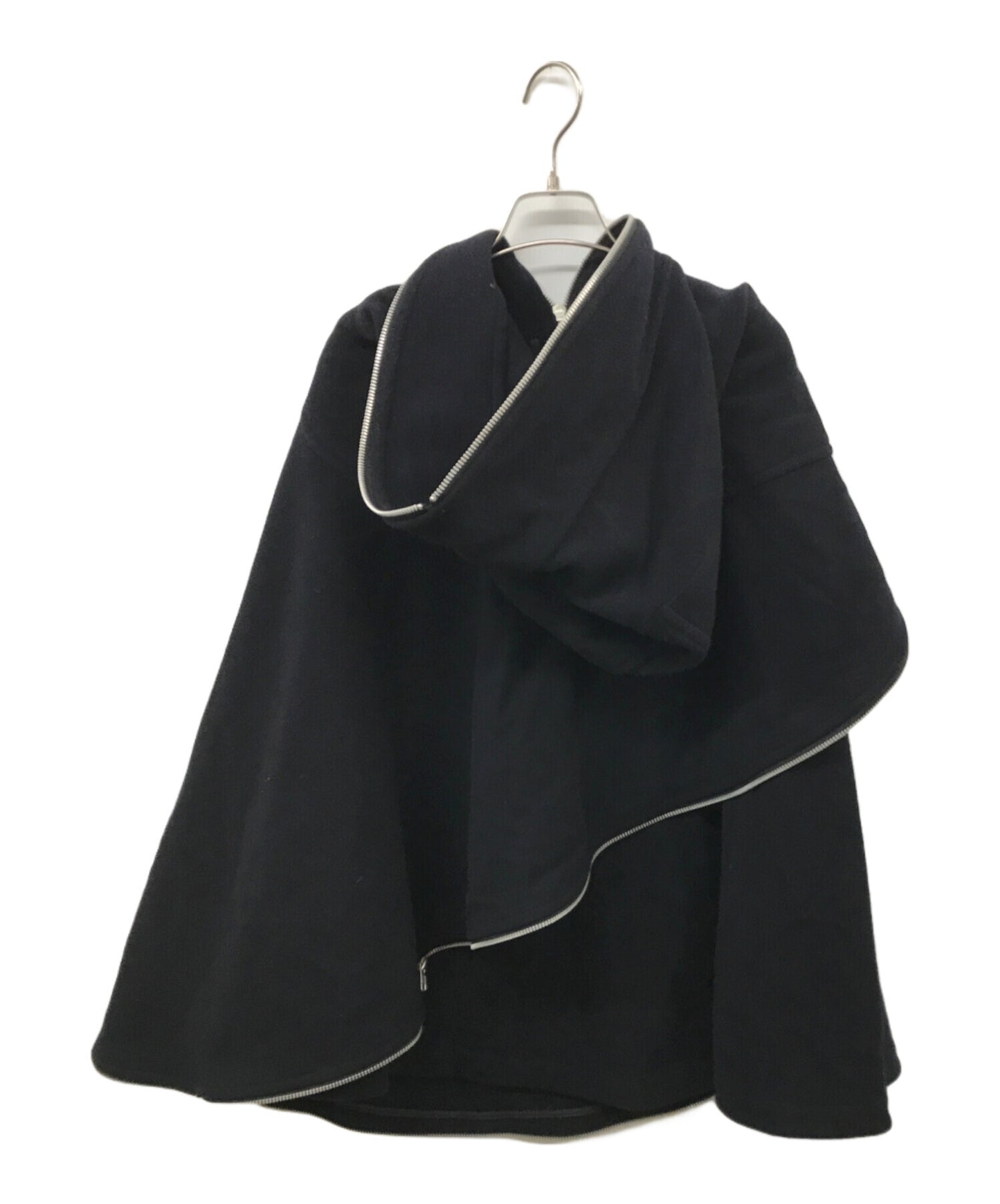 [Pre-owned] COMME des GARCONS Twist shaped zip poncho GH-J102