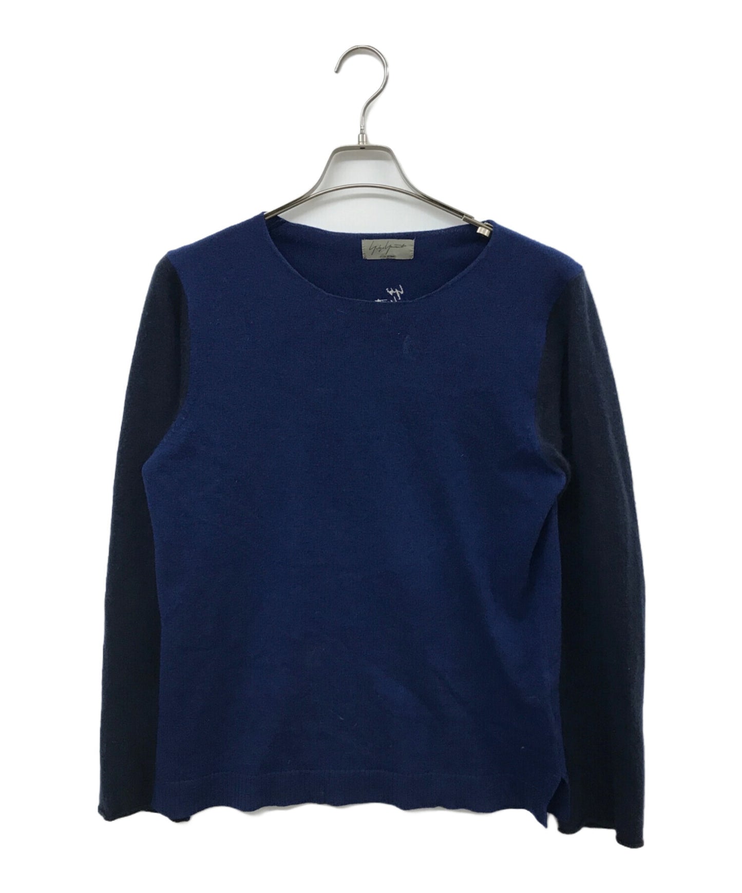 [Pre-owned] Yohji Yamamoto pour homme Bicolor Cashmere Knit HY-K92-198