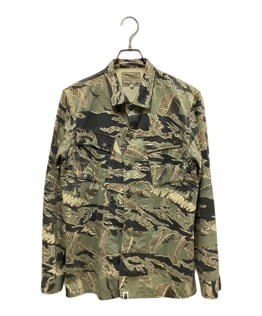 [Pre-owned] A BATHING APE Camo Military Jacket 1910-131-032