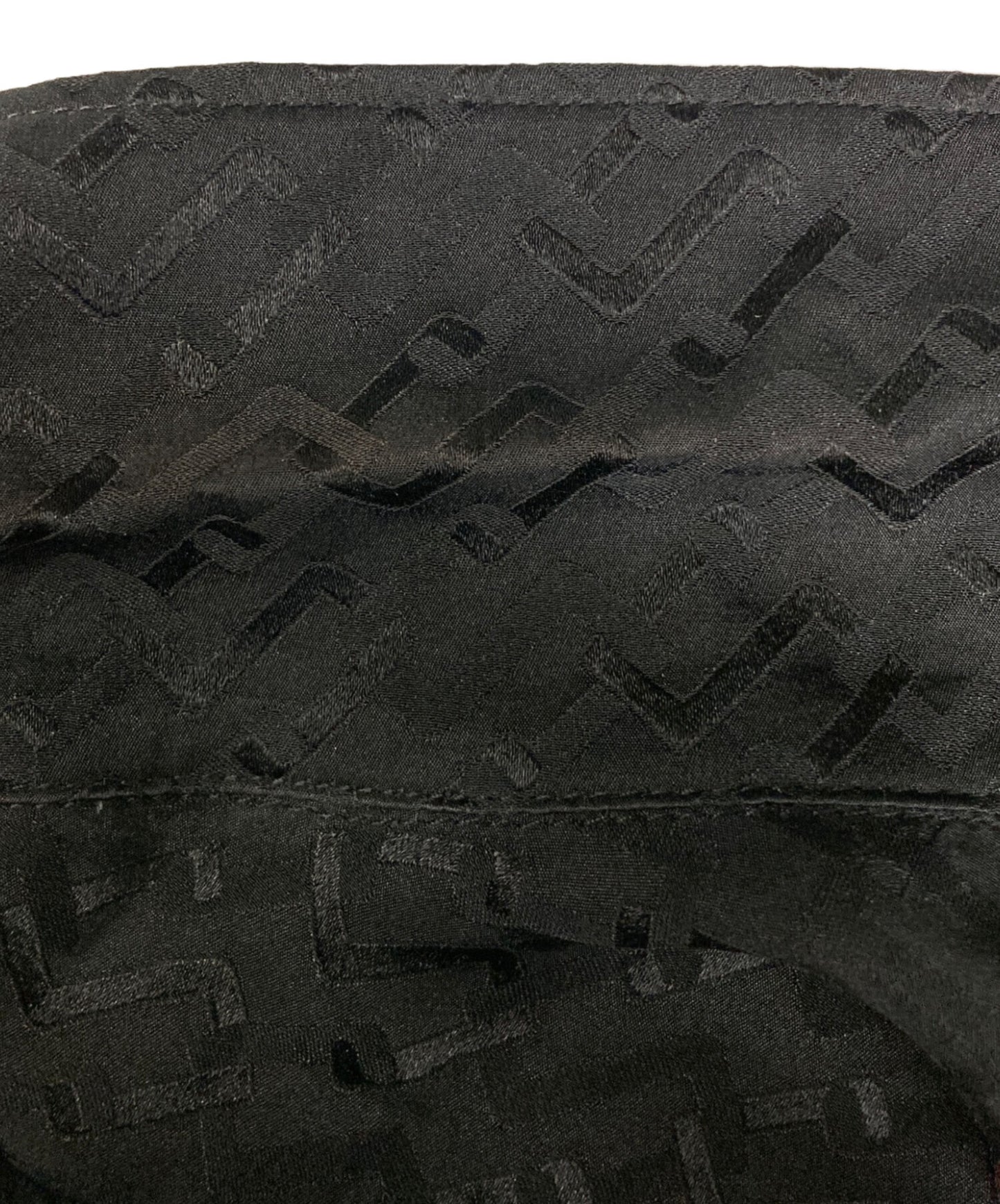 [Pre-owned] SUPREME Tonal Monogram Silk S/S Shirt