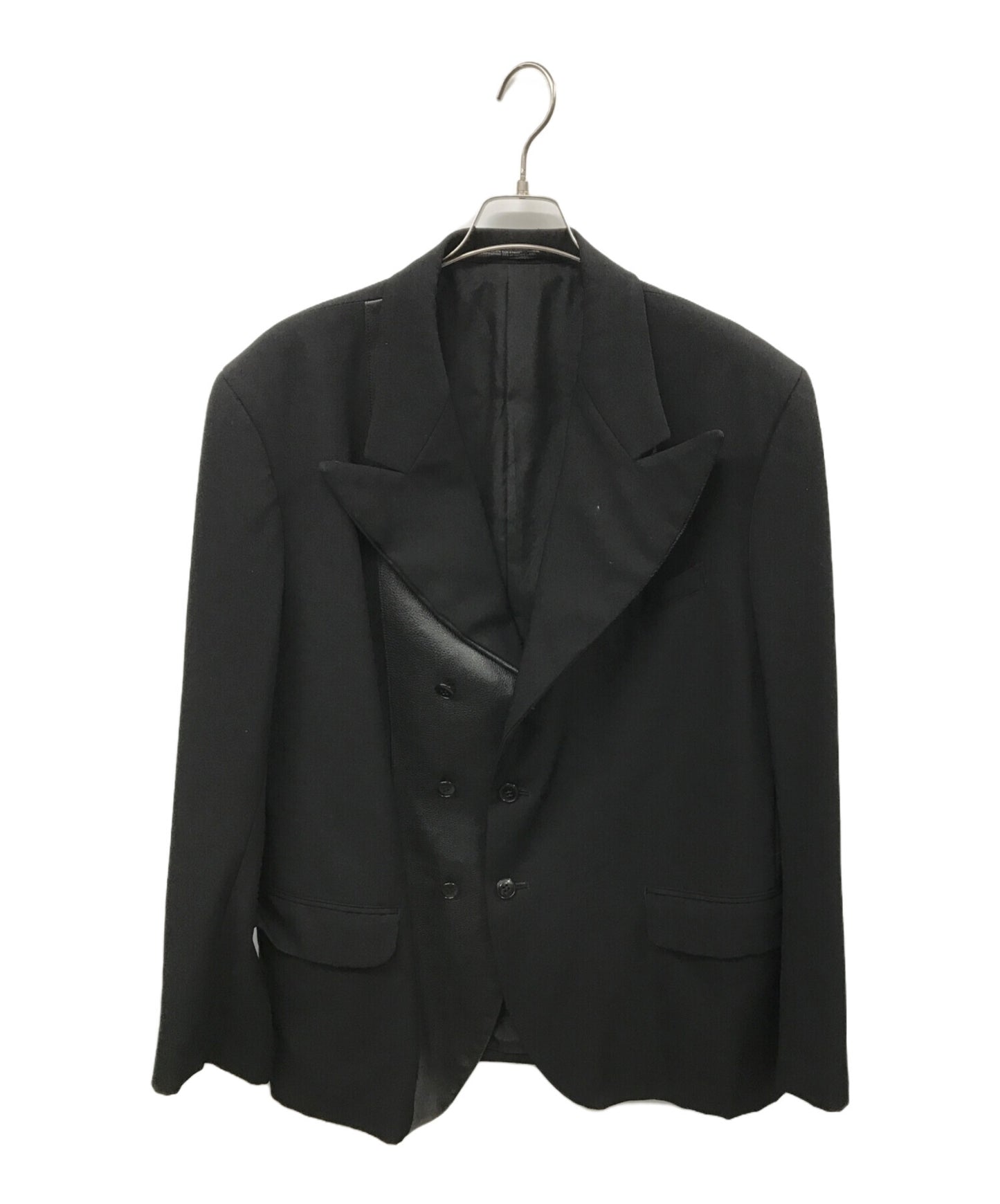 [Pre-owned] Yohji Yamamoto pour homme Leather Switched Double Jacket HG-J75-806