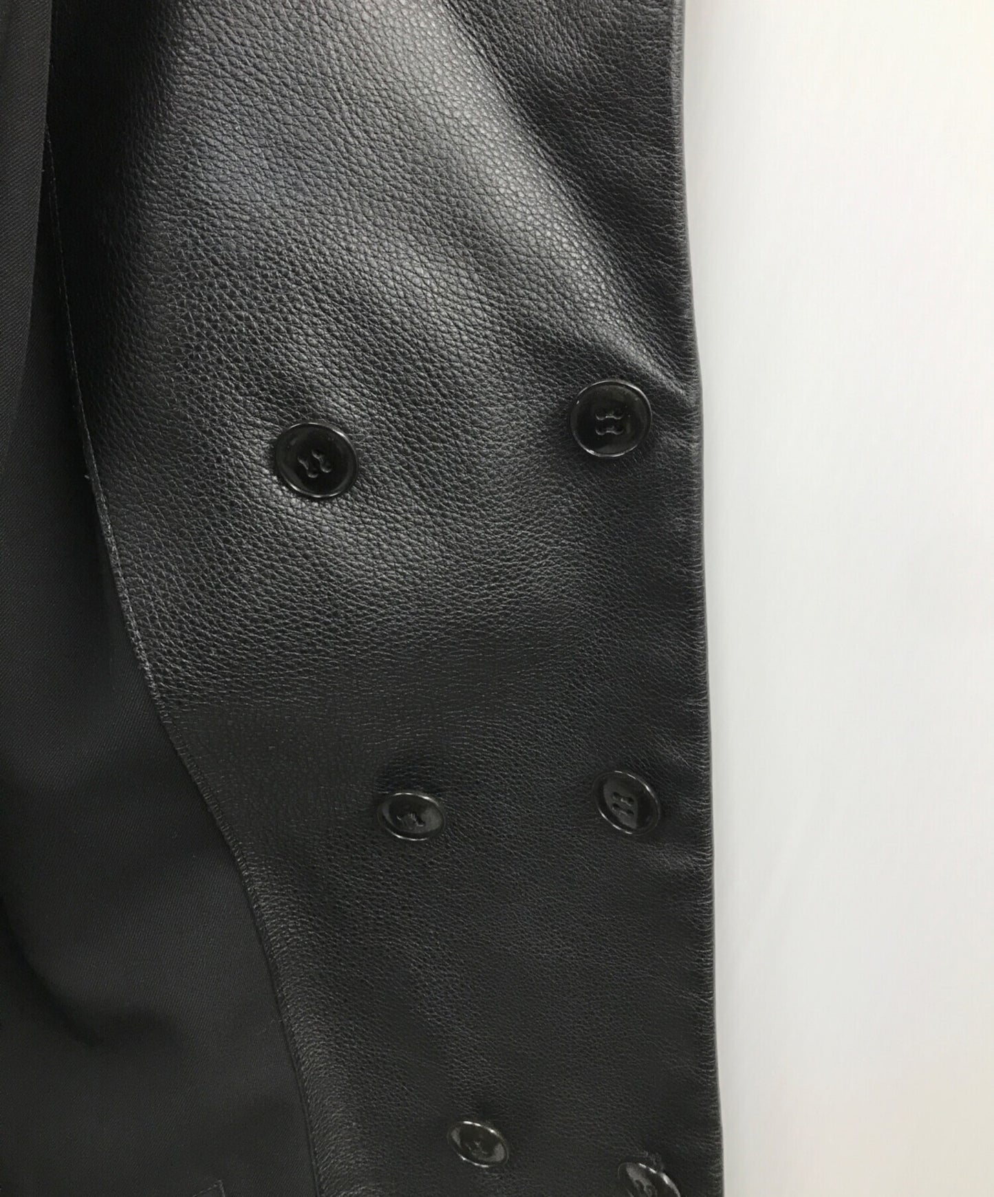 [Pre-owned] Yohji Yamamoto pour homme Leather Switched Double Jacket HG-J75-806