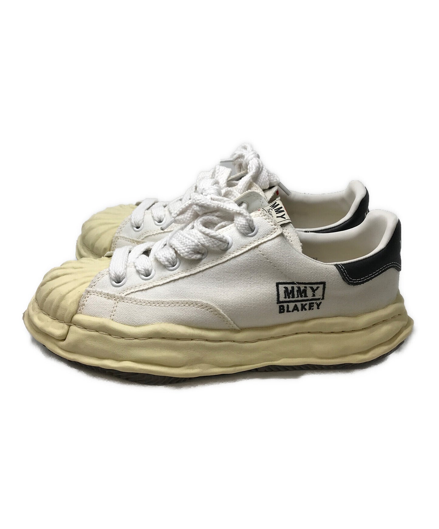 [Pre-owned] Maison MIHARA YASUHIRO "BLAKEY" VL OG Sole Canvas Low-top Sneaker A09FW732
