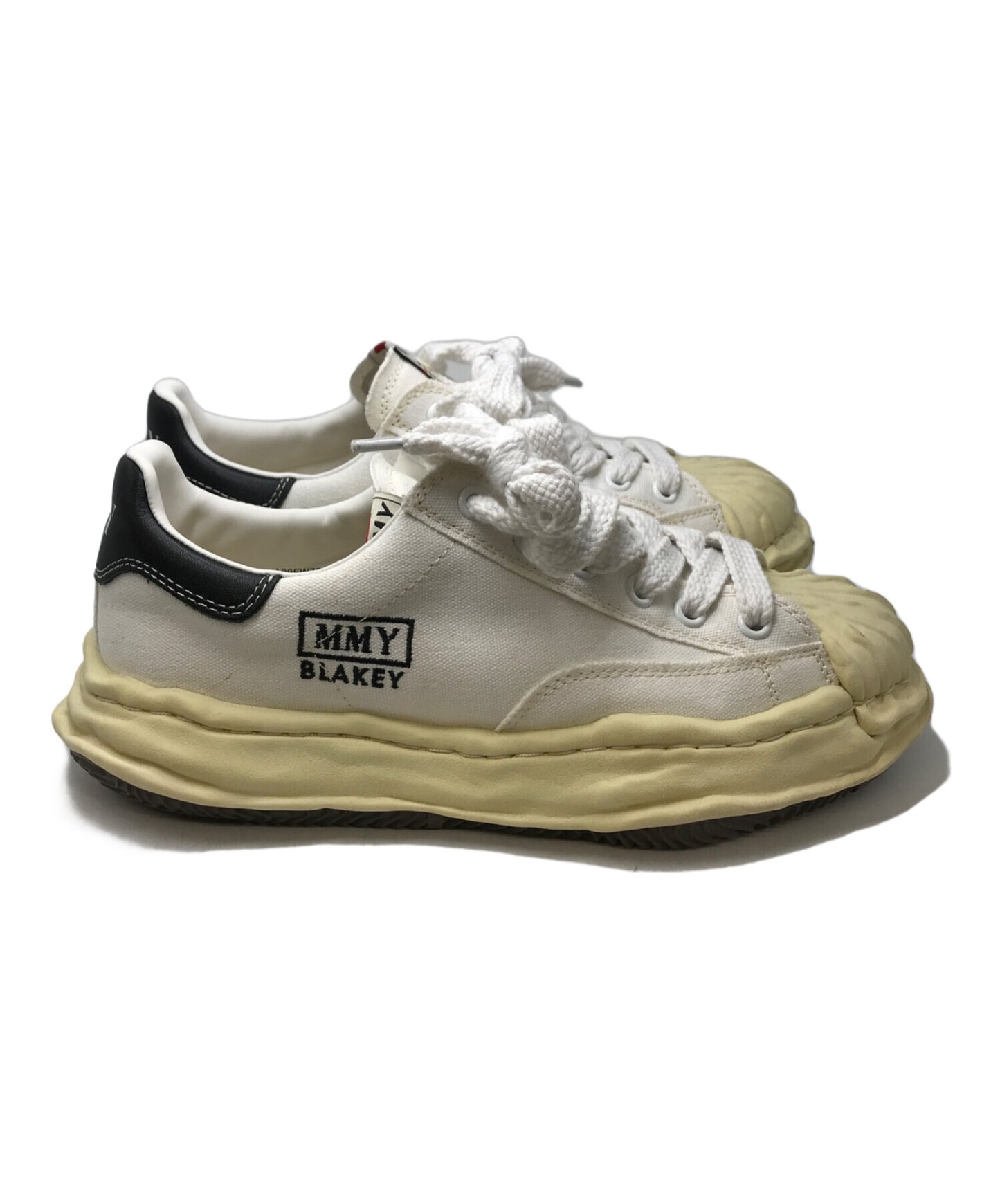 [Pre-owned] Maison MIHARA YASUHIRO "BLAKEY" VL OG Sole Canvas Low-top Sneaker A09FW732