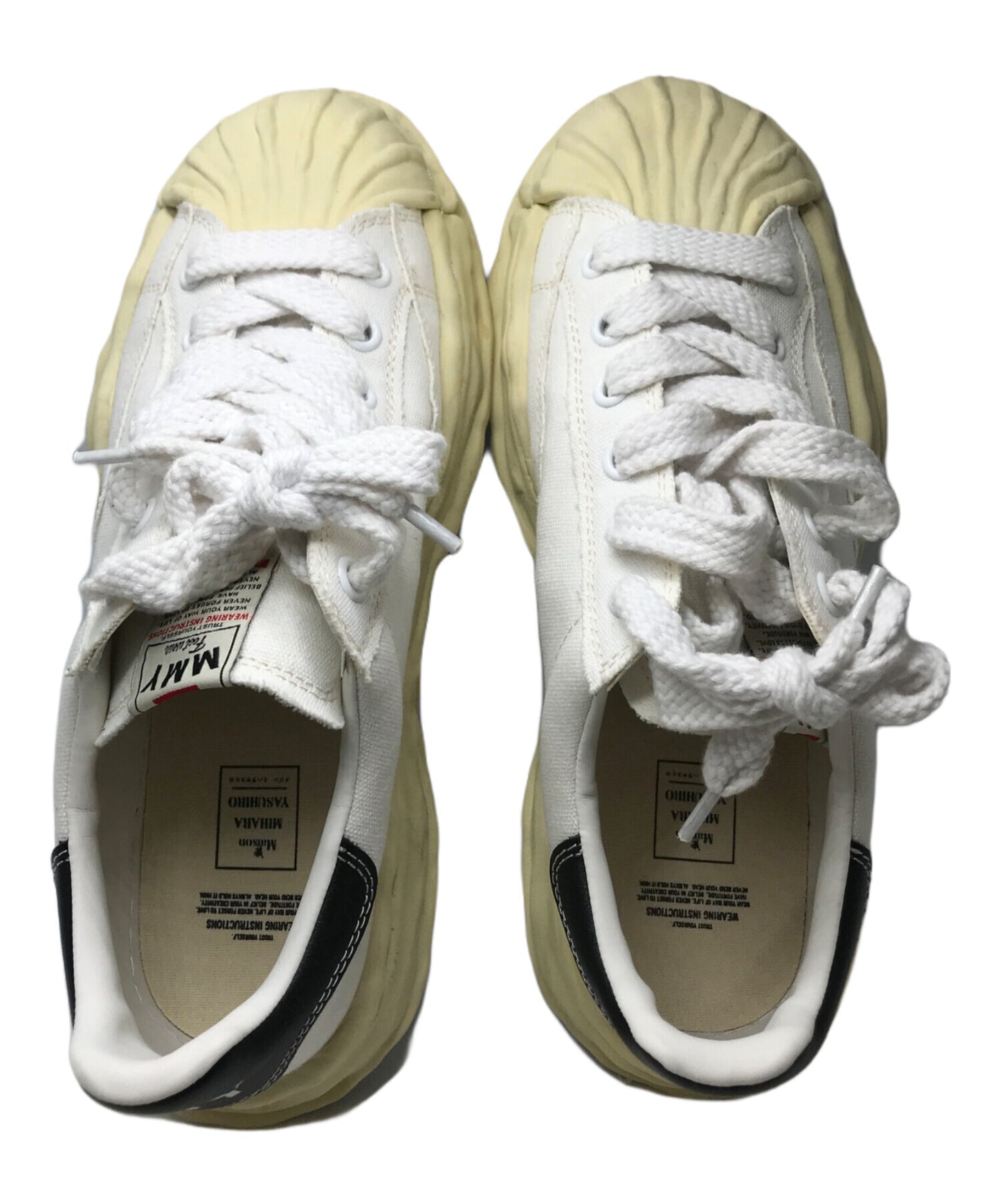 [Pre-owned] Maison MIHARA YASUHIRO "BLAKEY" VL OG Sole Canvas Low-top Sneaker A09FW732