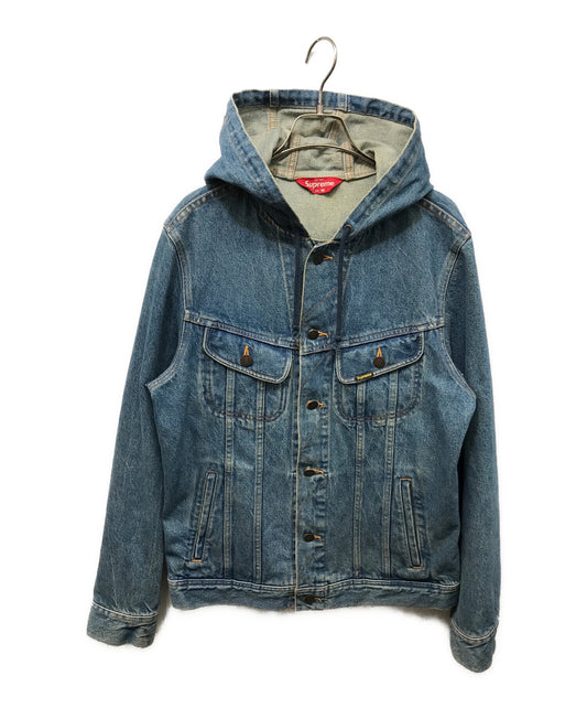 [Pre-owned] SUPREME HOODED DENIM JACKET