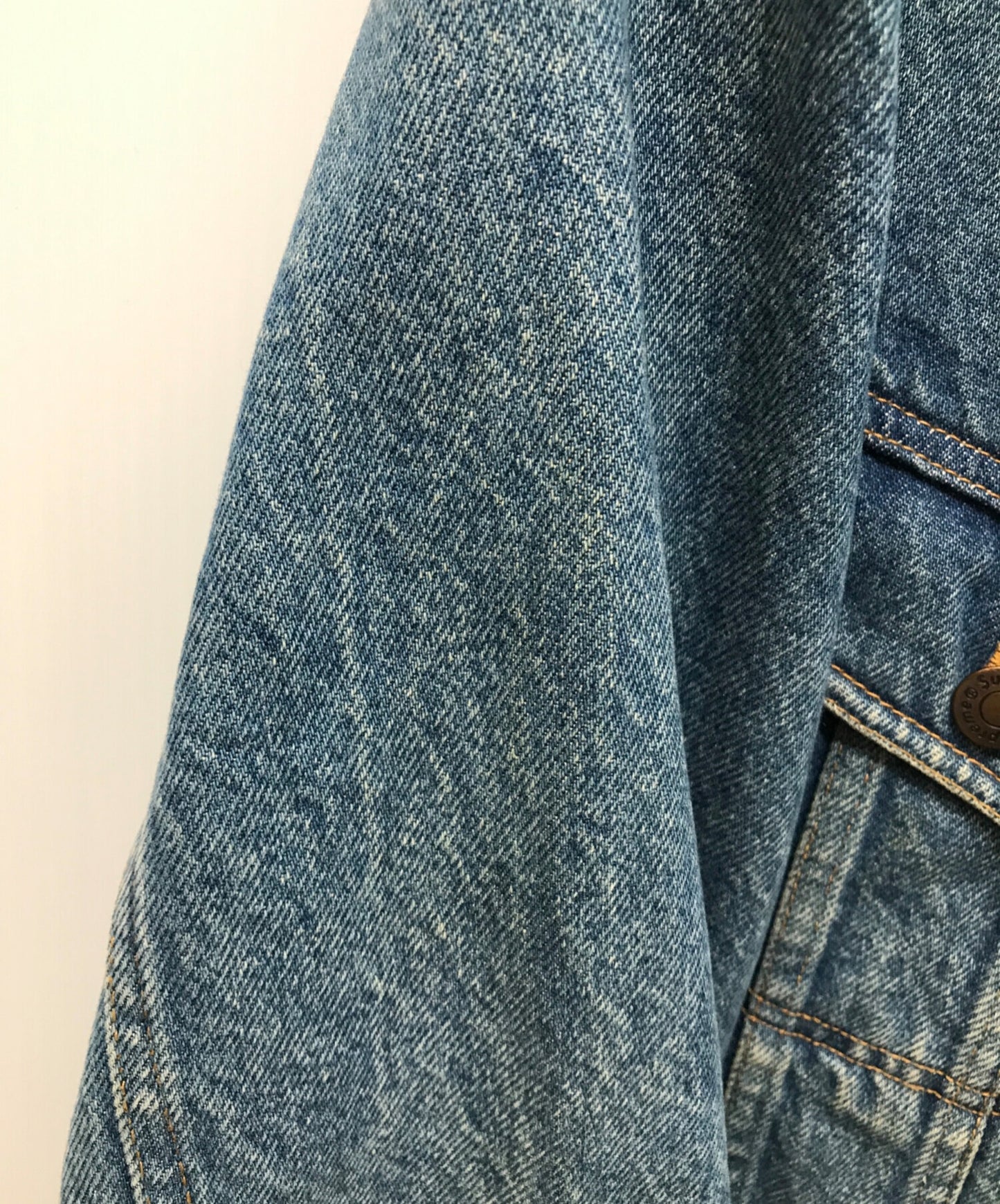 [Pre-owned] SUPREME HOODED DENIM JACKET