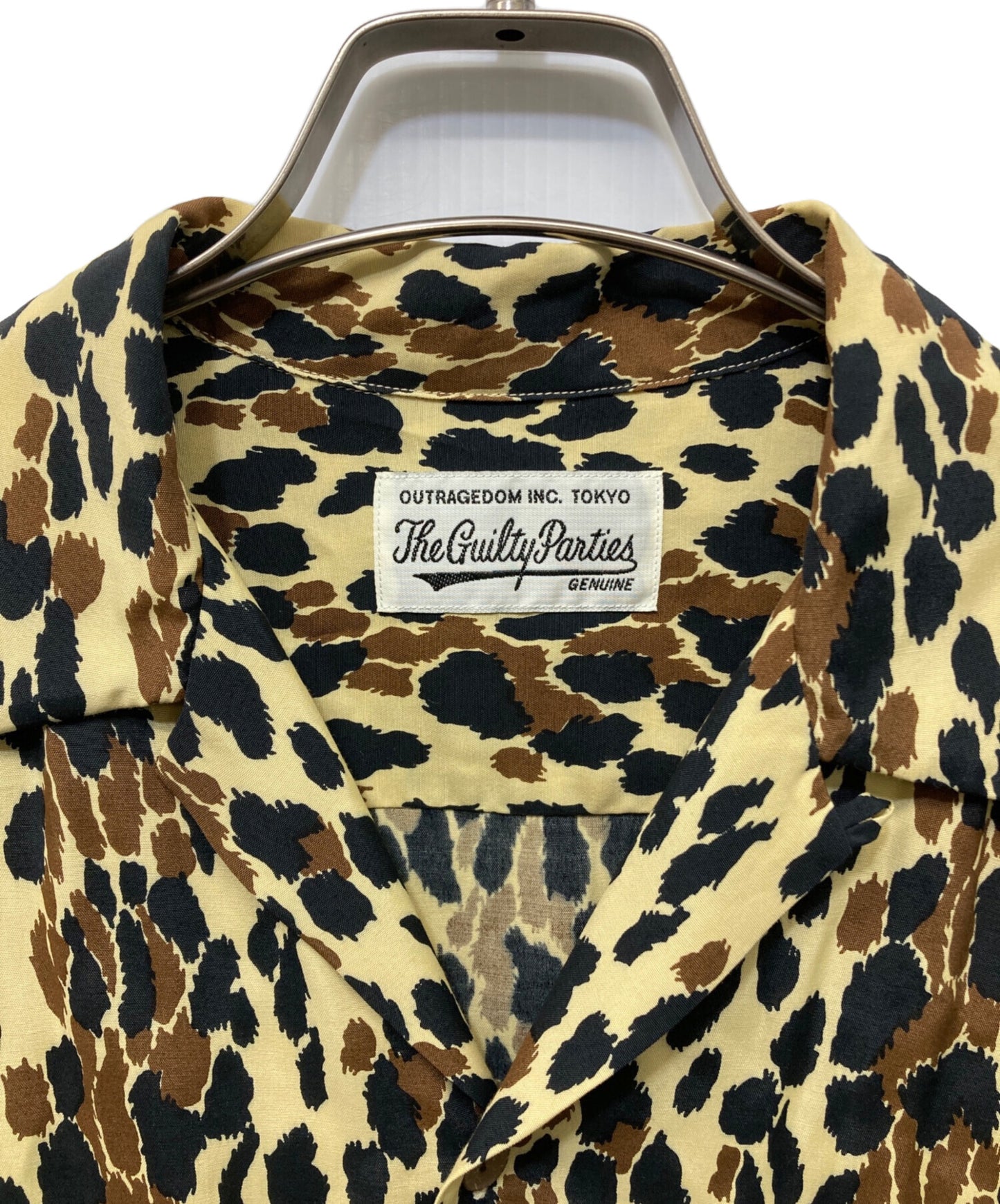 [Pre-owned] WACKO MARIA LEOPARD S/S HAWAIIAN SHIRT