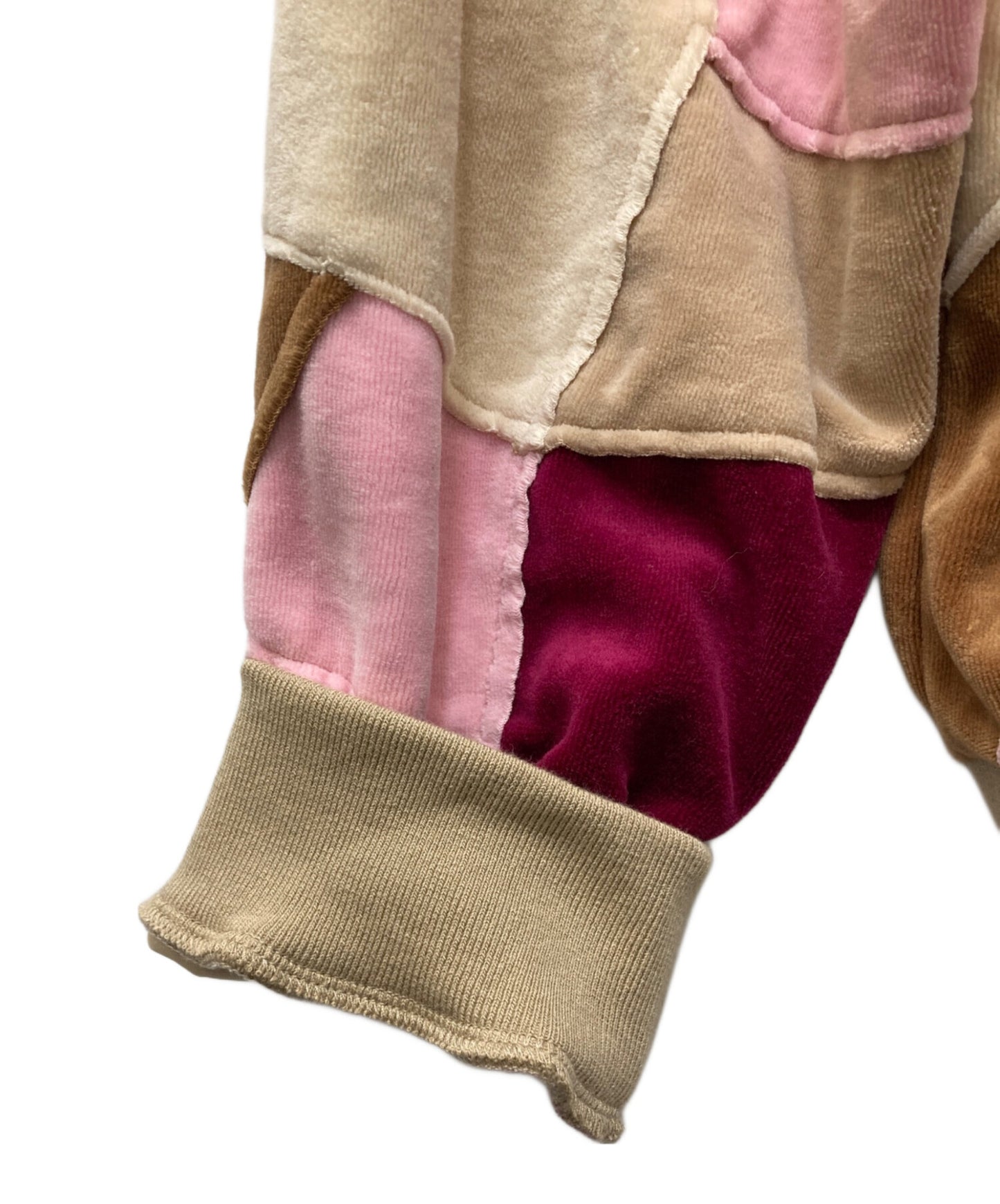 [Pre-owned] SUPREME Patchwork Velour Track Jacket