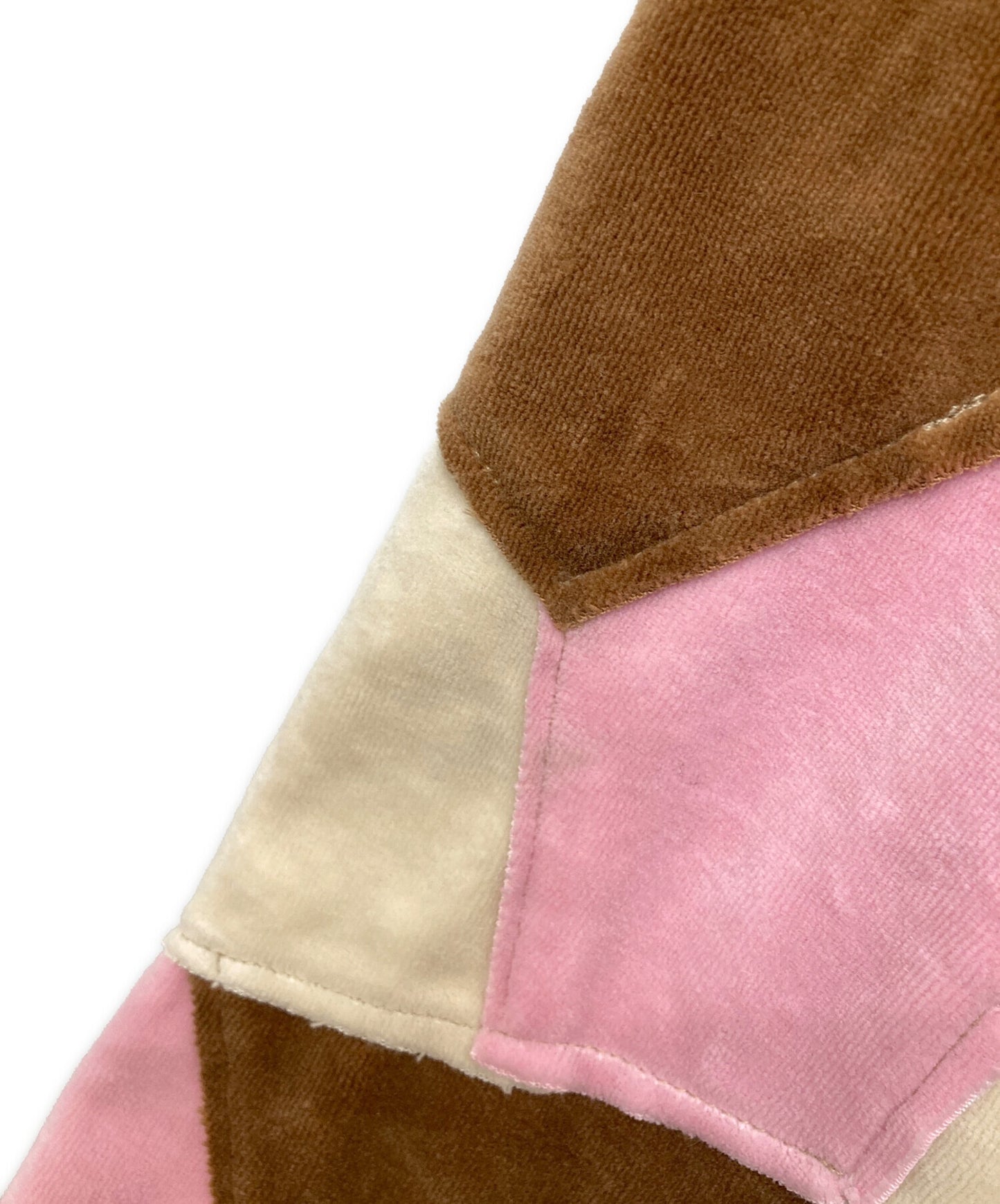 [Pre-owned] SUPREME Patchwork Velour Track Jacket