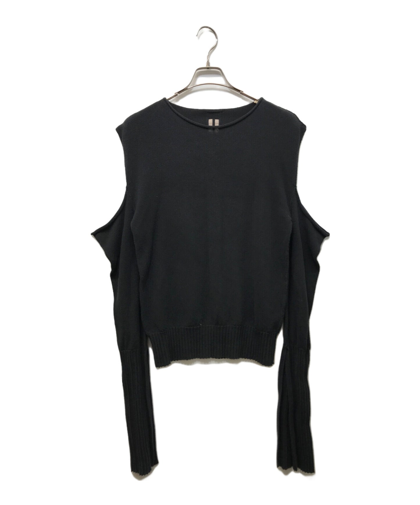 [Pre-owned] RICK OWENS Cape-Sleeve Sweater RP01B4663-KCR