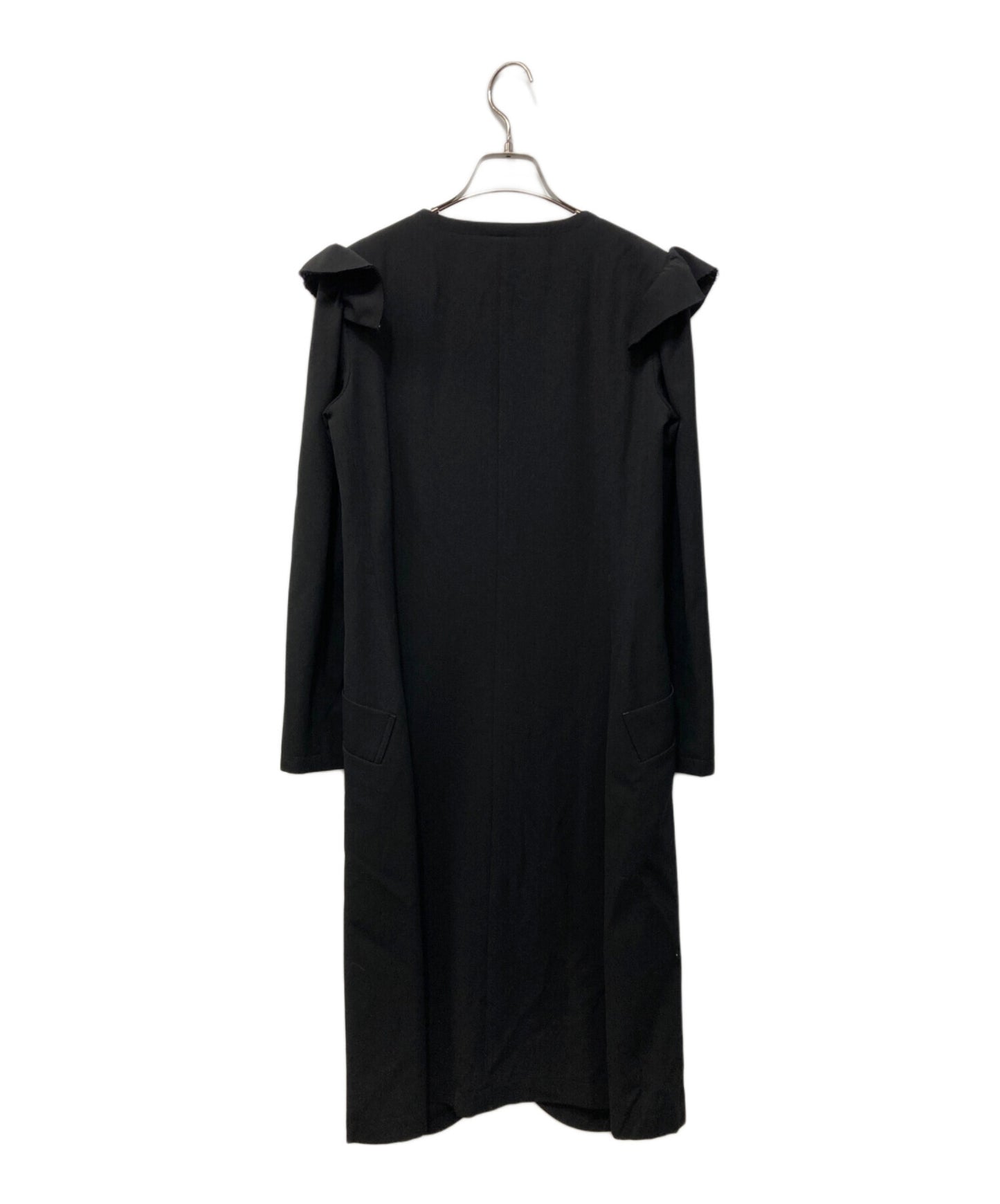 [Pre-owned] LIMI feu No Collar Ruffle Trench Coat LY-C01-100