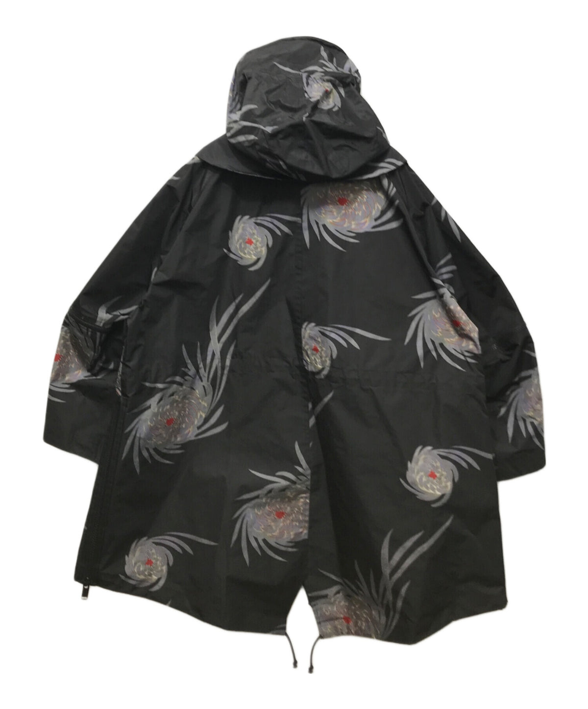 [Pre-owned] UNDERCOVER Transfer Weather Hooded Collarless Short Mod Coat UCZ4305-1