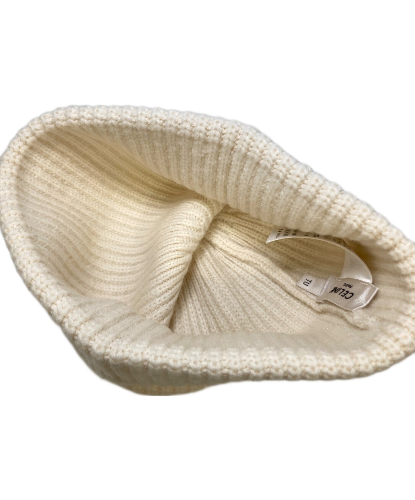 [Pre-owned] CELINE Logo Embroidery Knit Cap 2A61W535Q