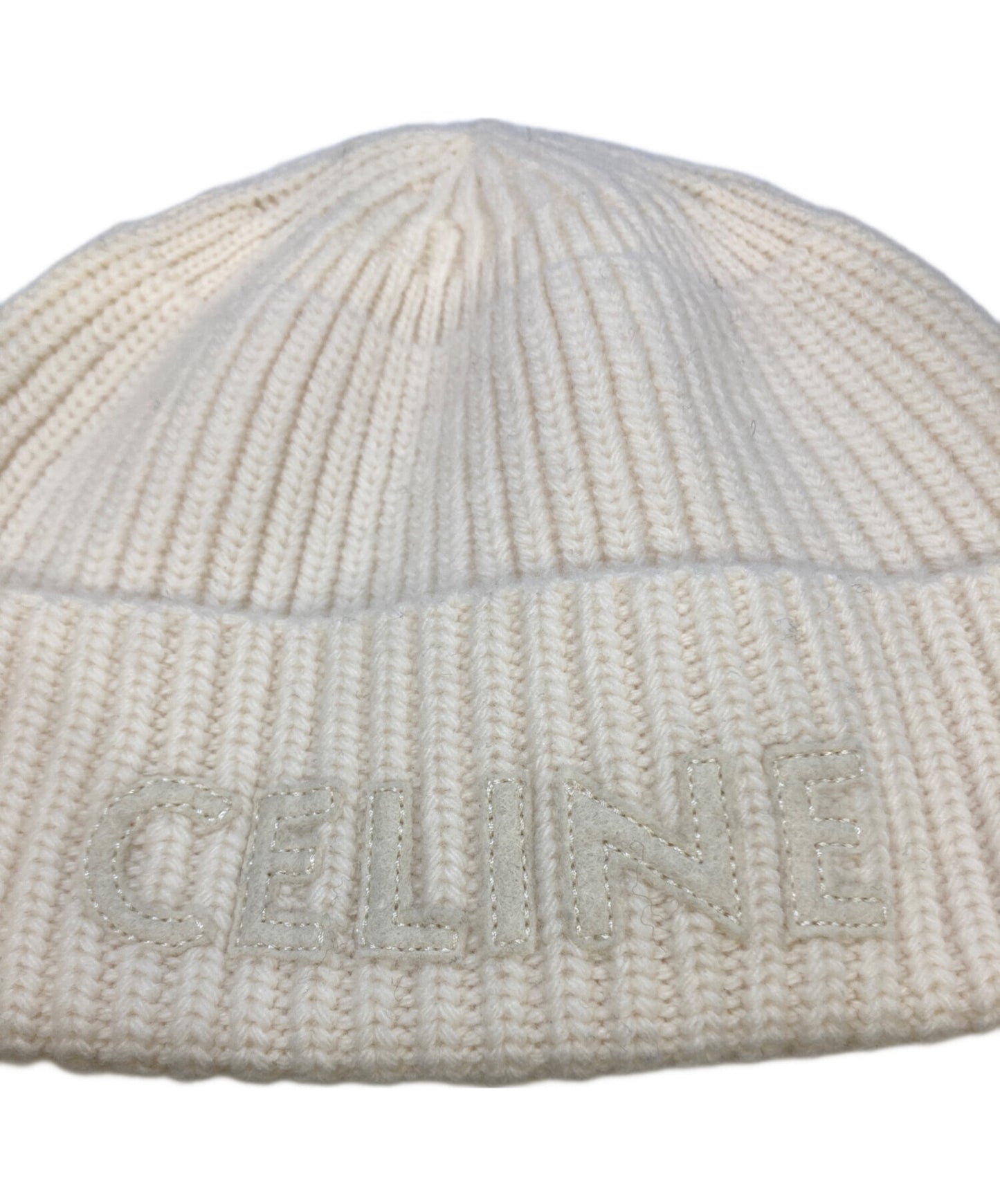 [Pre-owned] CELINE Logo Embroidery Knit Cap 2A61W535Q