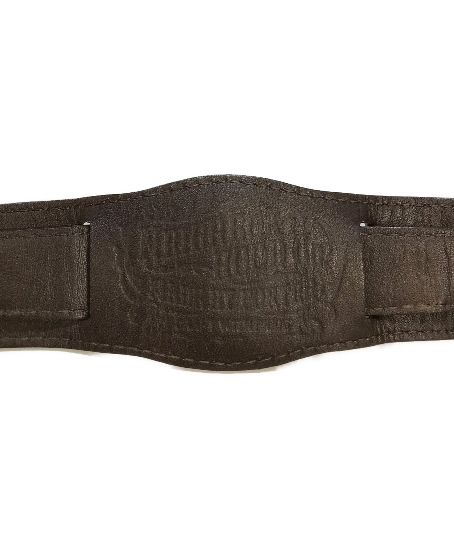 [Pre-owned] NEIGHBORHOOD Croco-embossed leather watch band 162YSPTN-AC02S