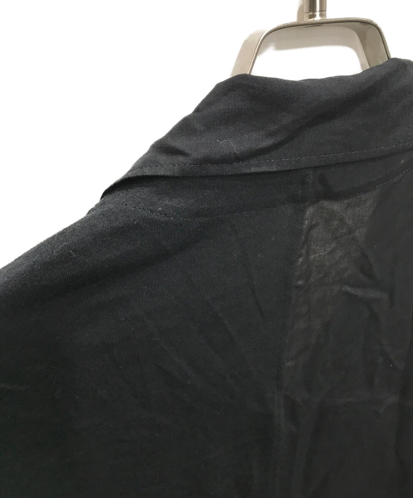 [Pre-owned] BLACK Scandal Yohji Yamamoto Cut-out Long Shirt Dress NH-B20-824